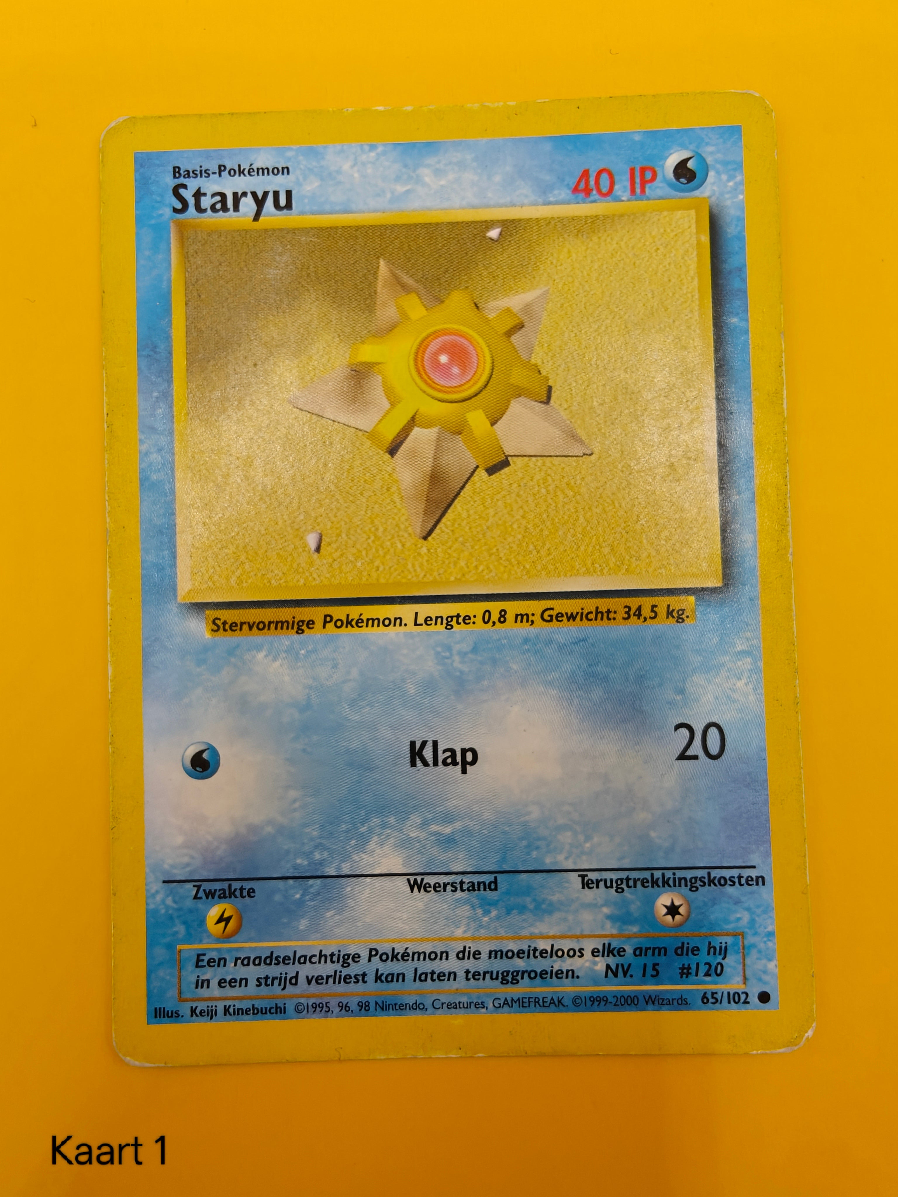 Staryu - Base Set NL