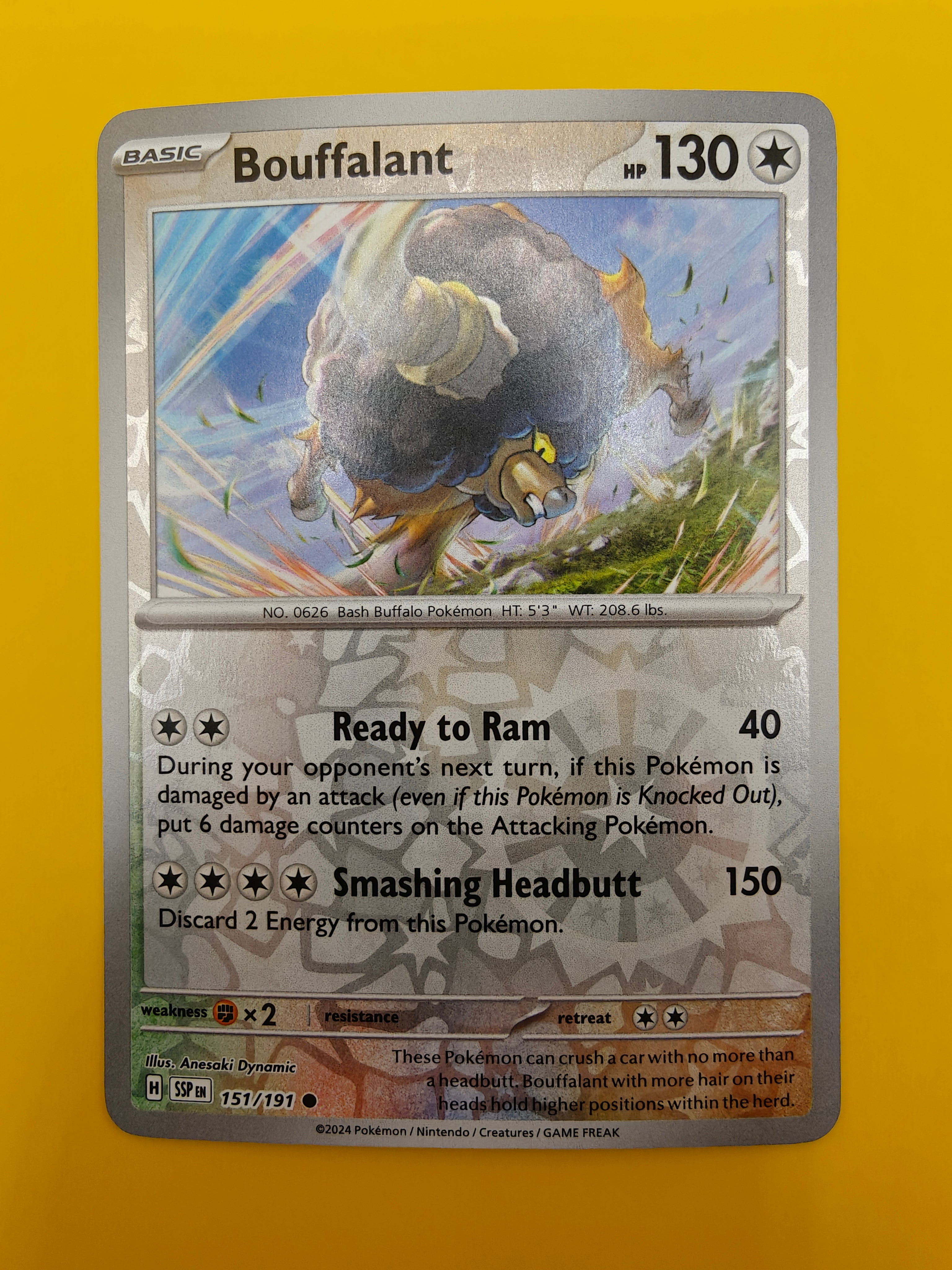 Bouffalant Reverse Holo - Surging Sparks