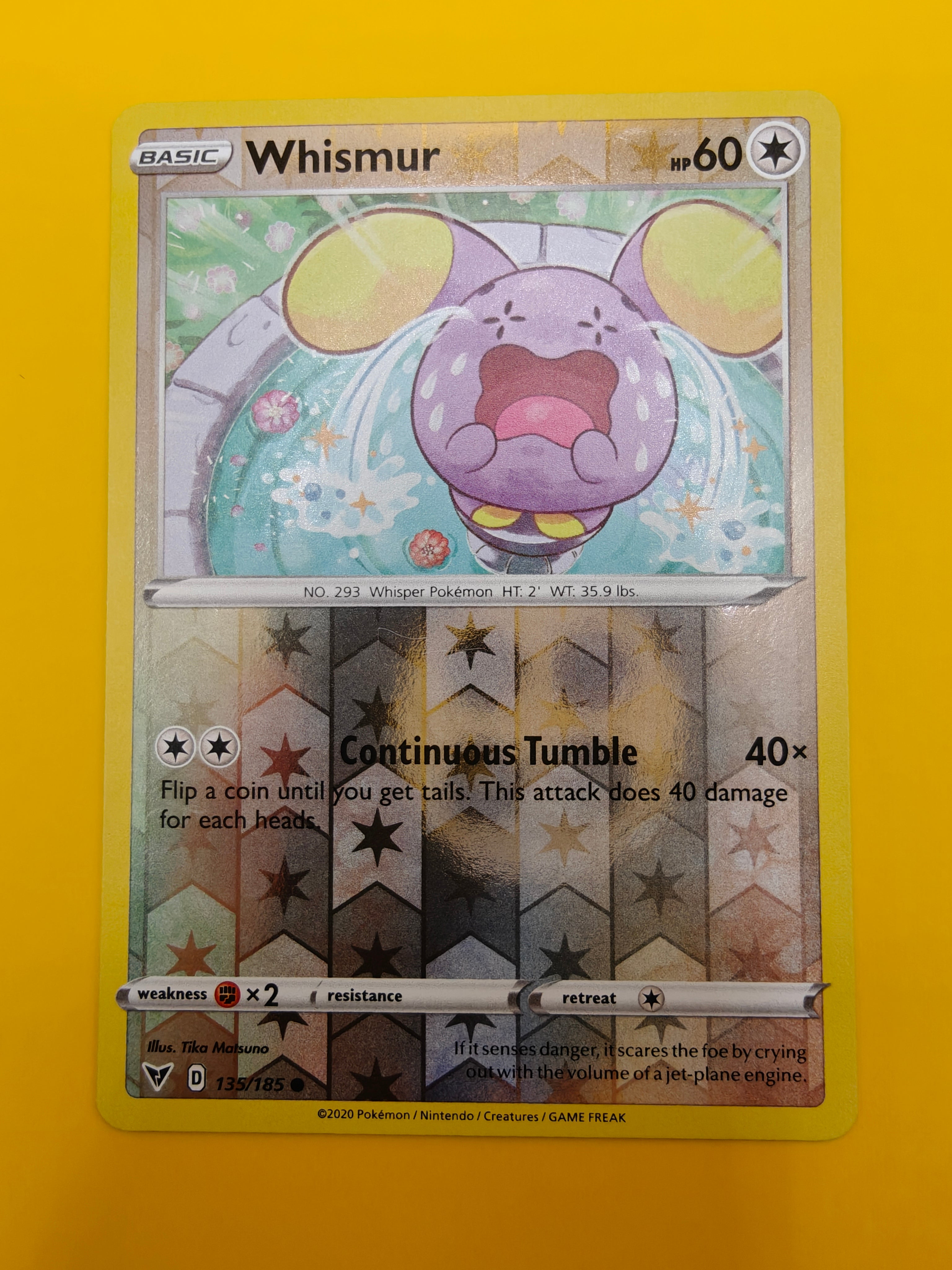 Whismur Reverse Holo - Vivid Voltage