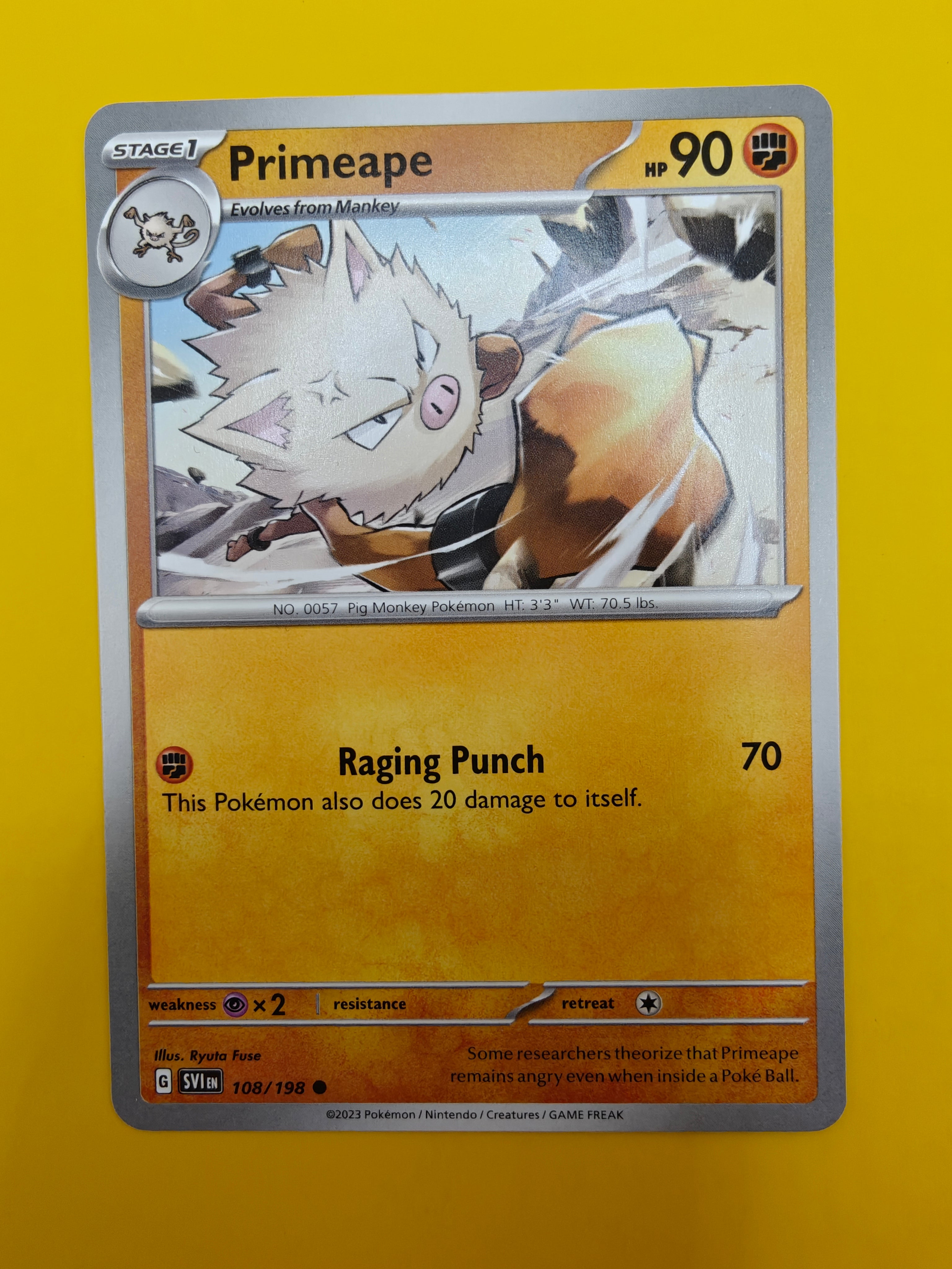Primeape - Scarlet & Violet Base Set