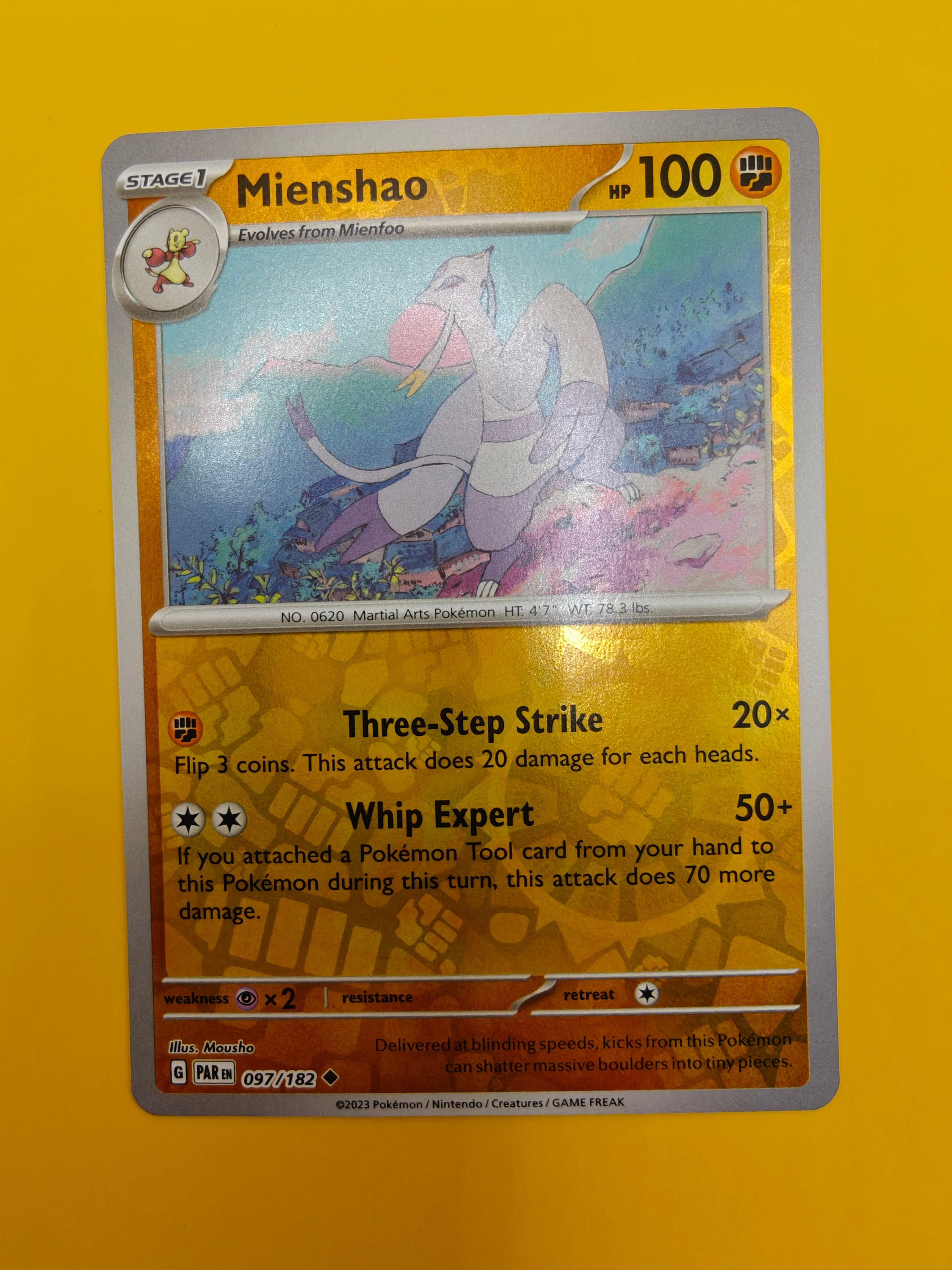 Mienshao Reverse Holo - Paradox Rift