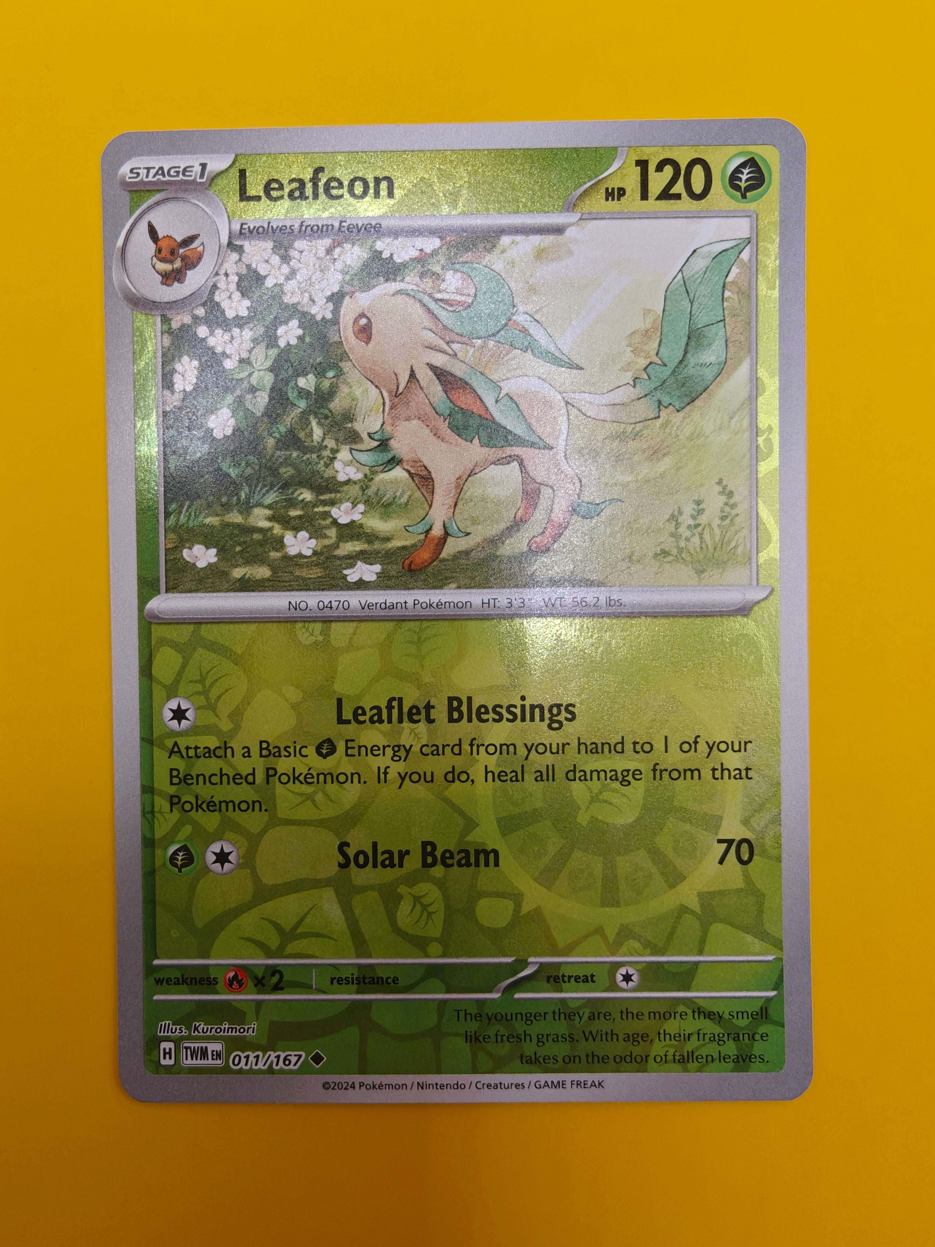 Leafeon Reverse Holo - Twilight Masquerade