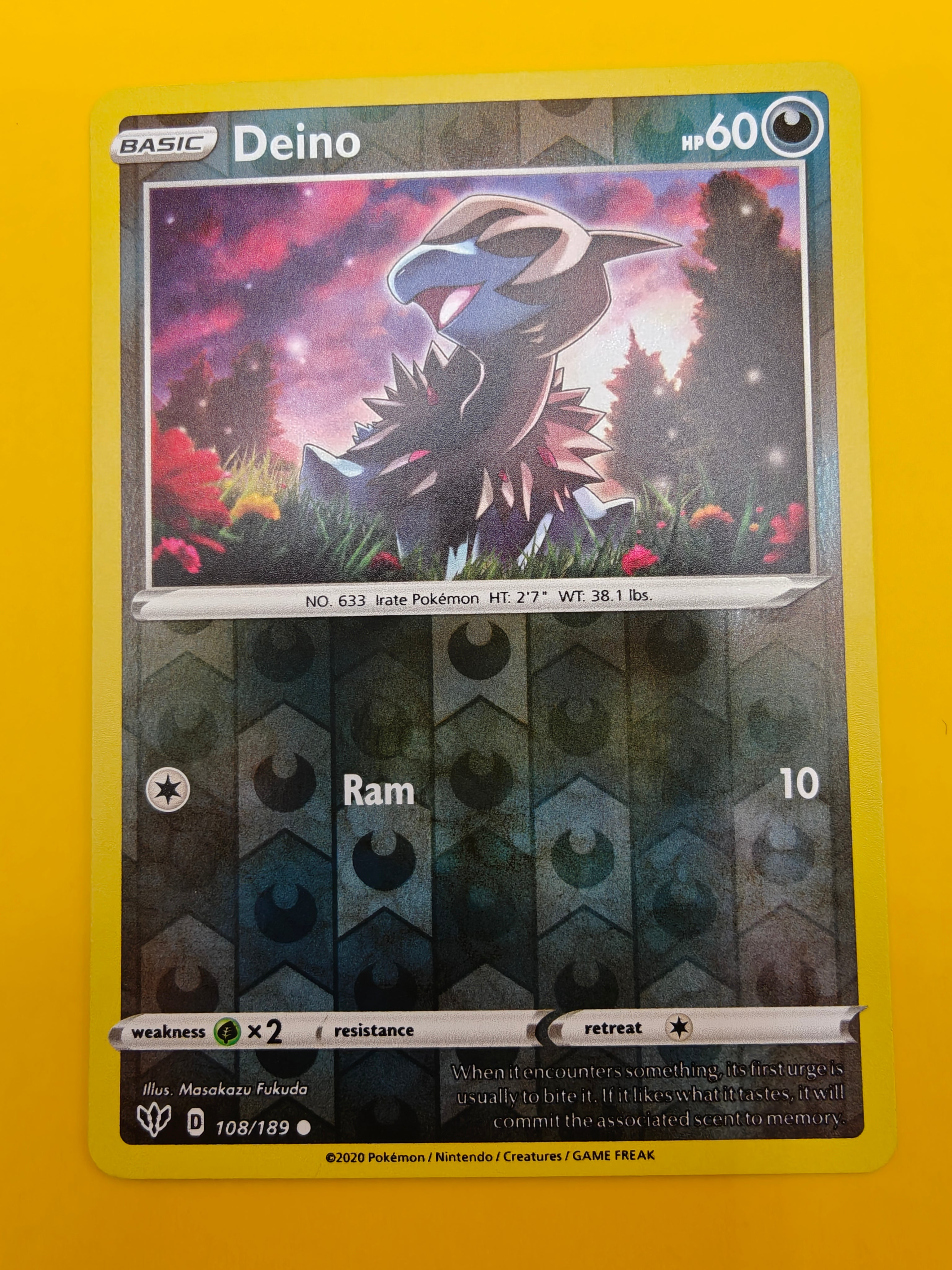 Deino Reverse Holo - Darkness Ablaze