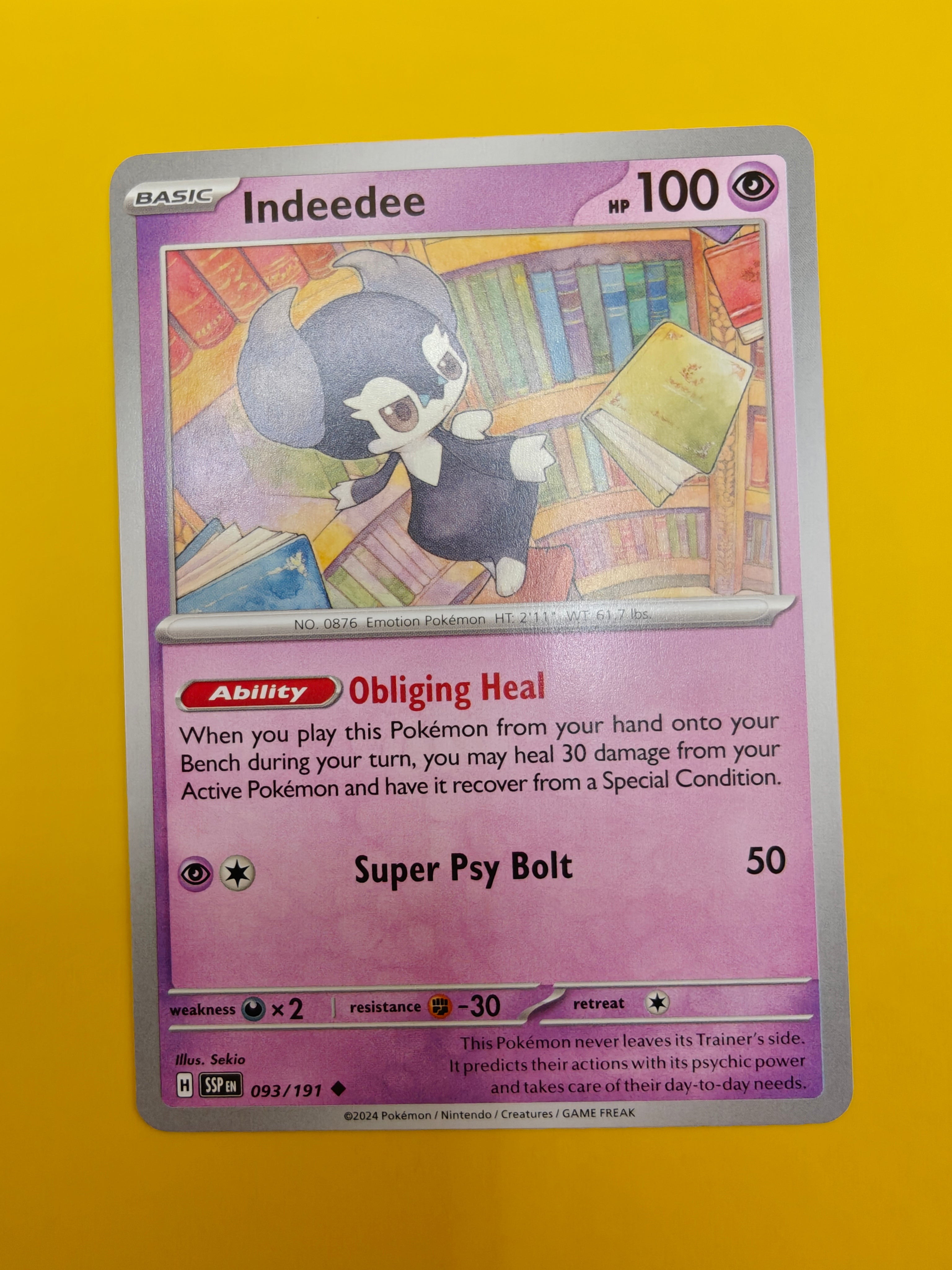 Indeedee - Surging Sparks