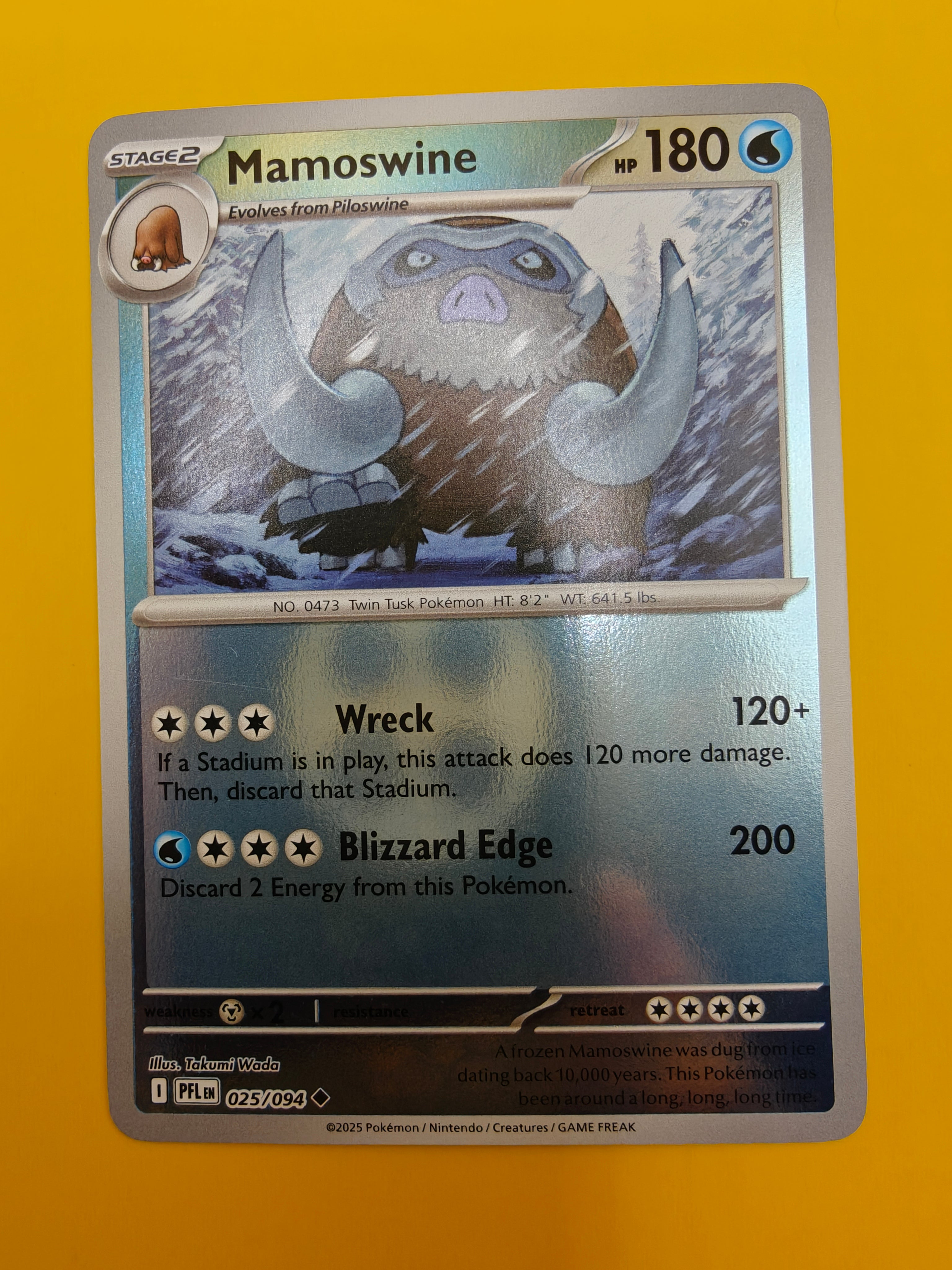 Mamoswine Reverse Holo - Phantasmal Flames