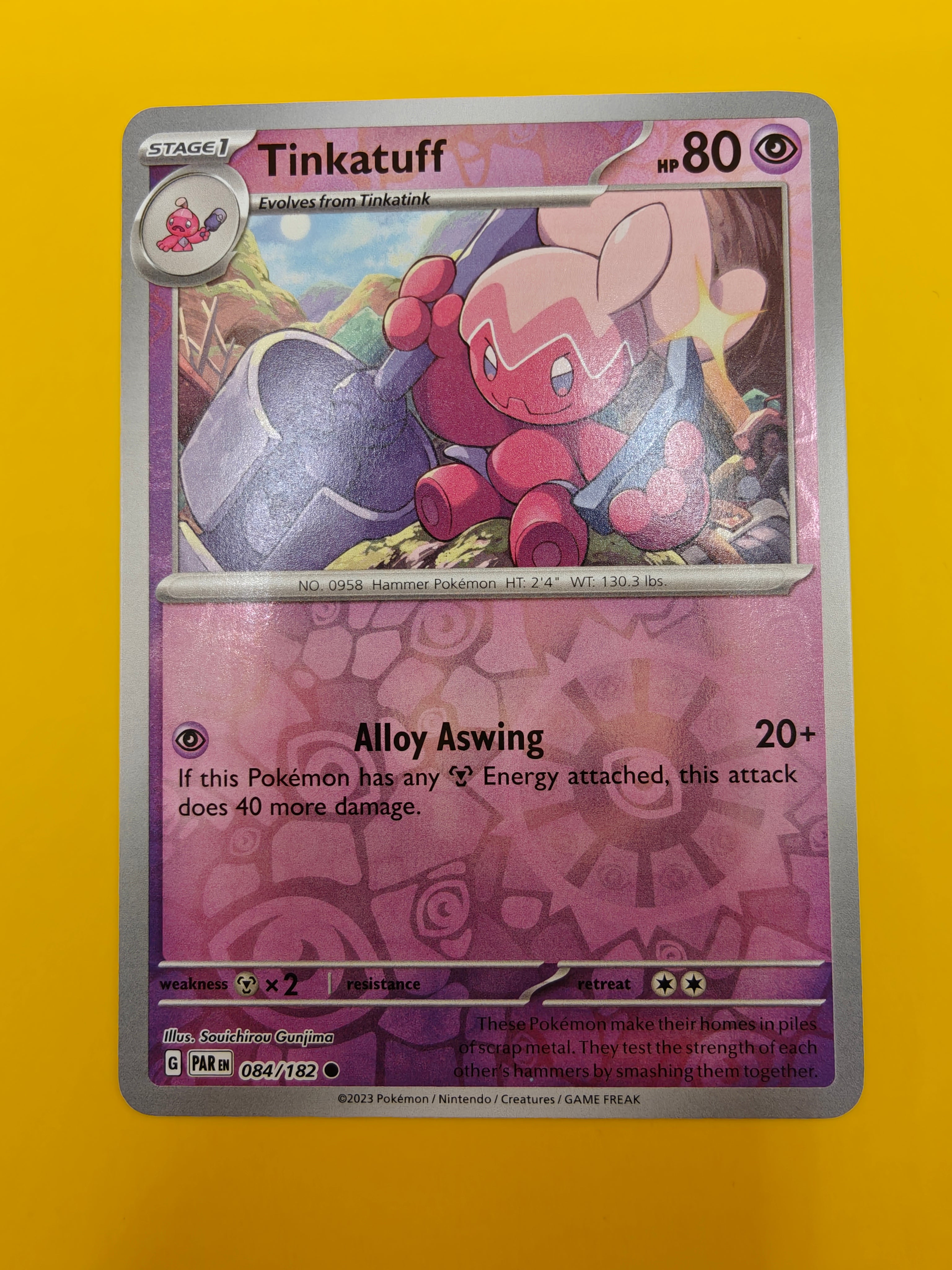 Tinkatuff Reverse Holo - Paradox Rift