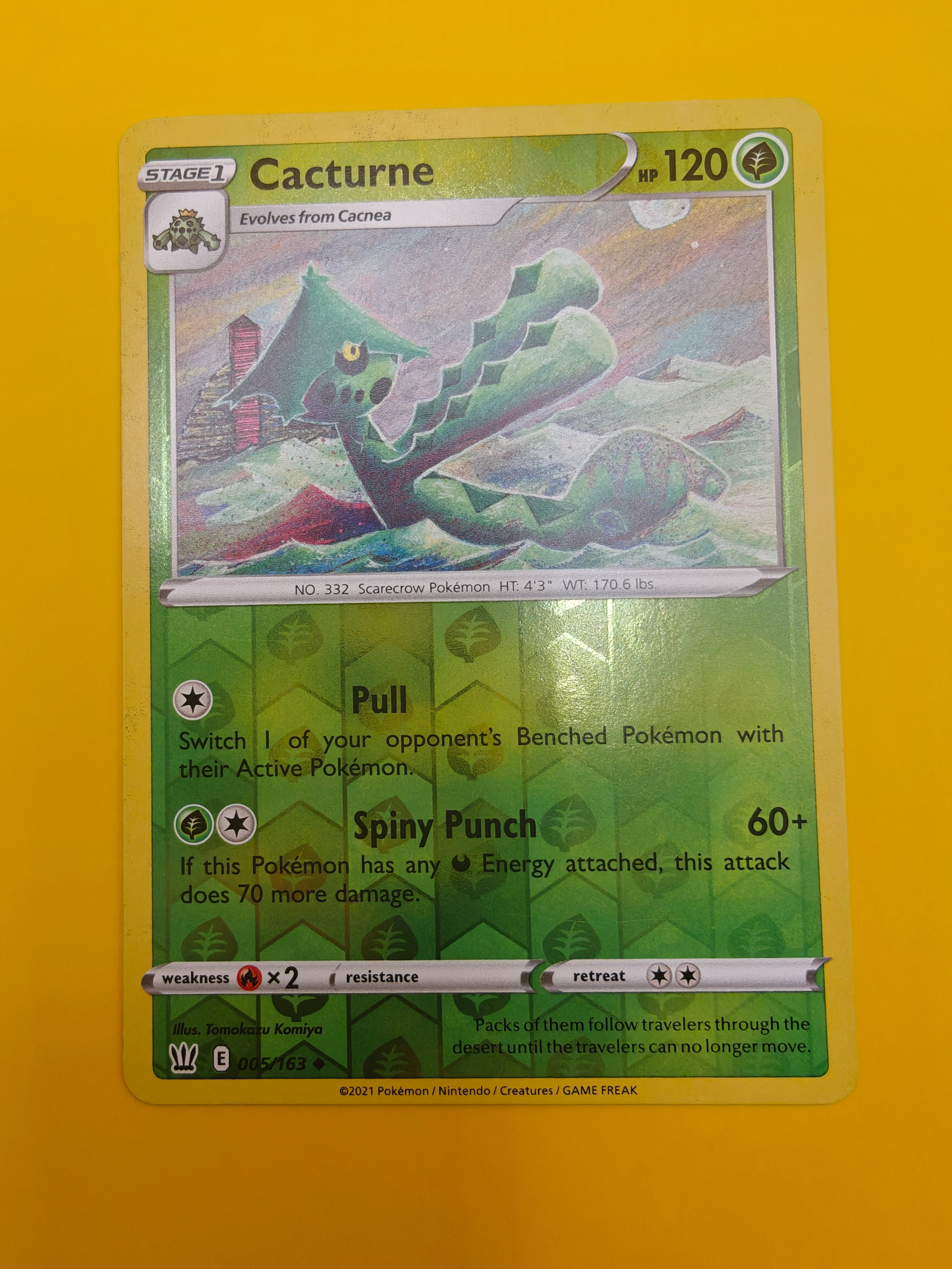 Cacturne Reverse Holo - Battle Styles