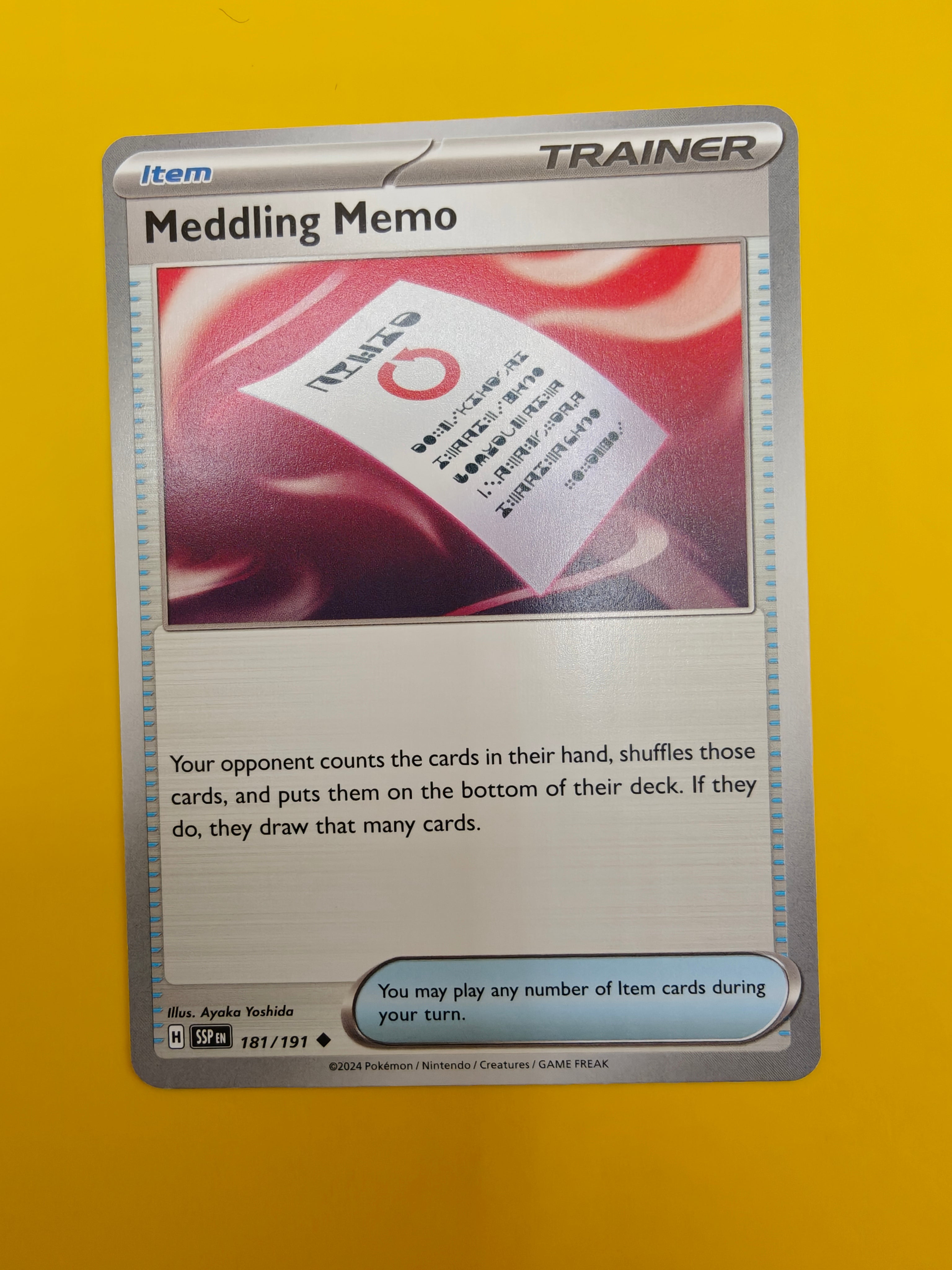 Meddling Memo - Surging Sparks