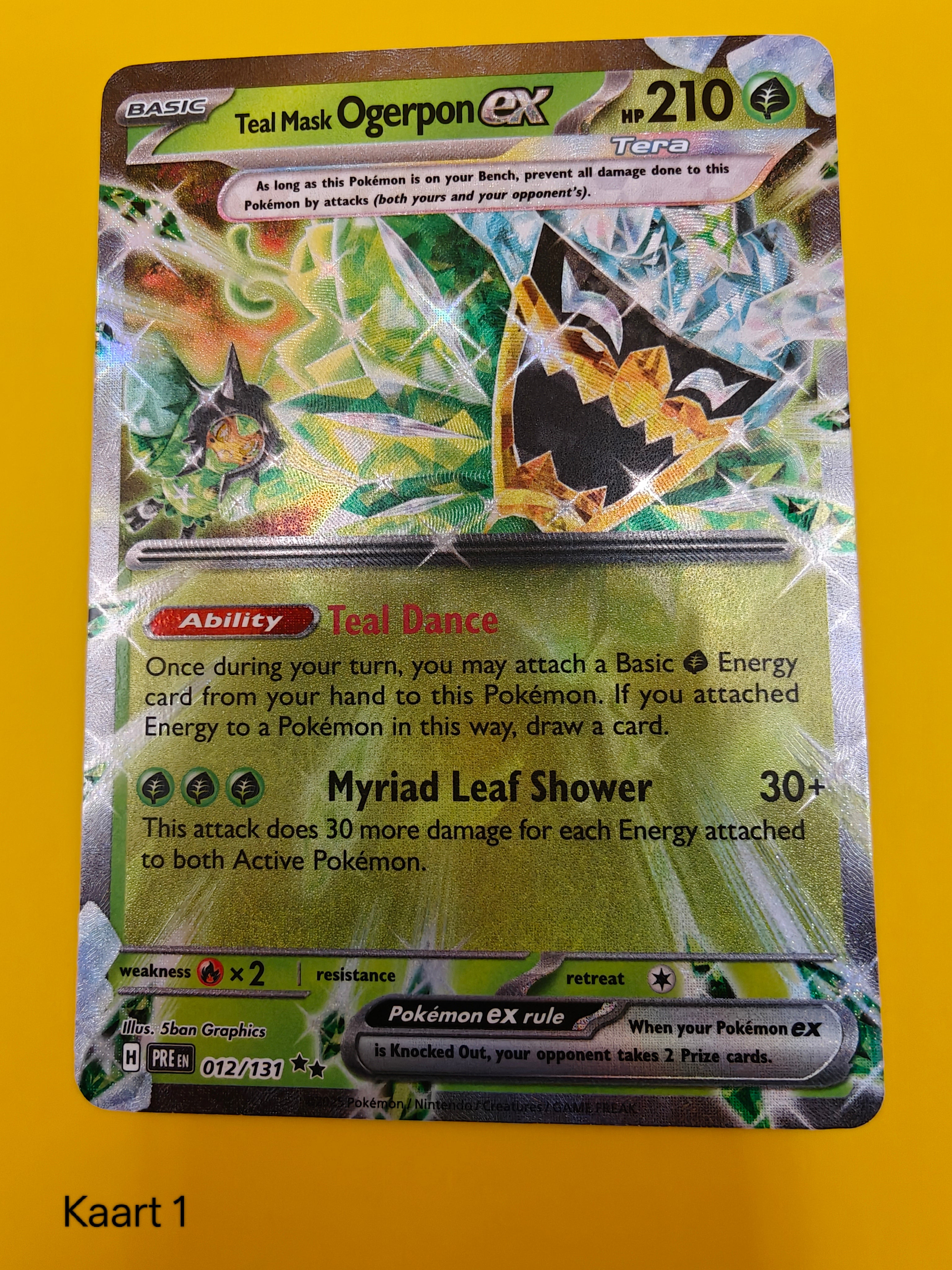 Teal Mask Ogerpon ex - Prismatic Evolutions