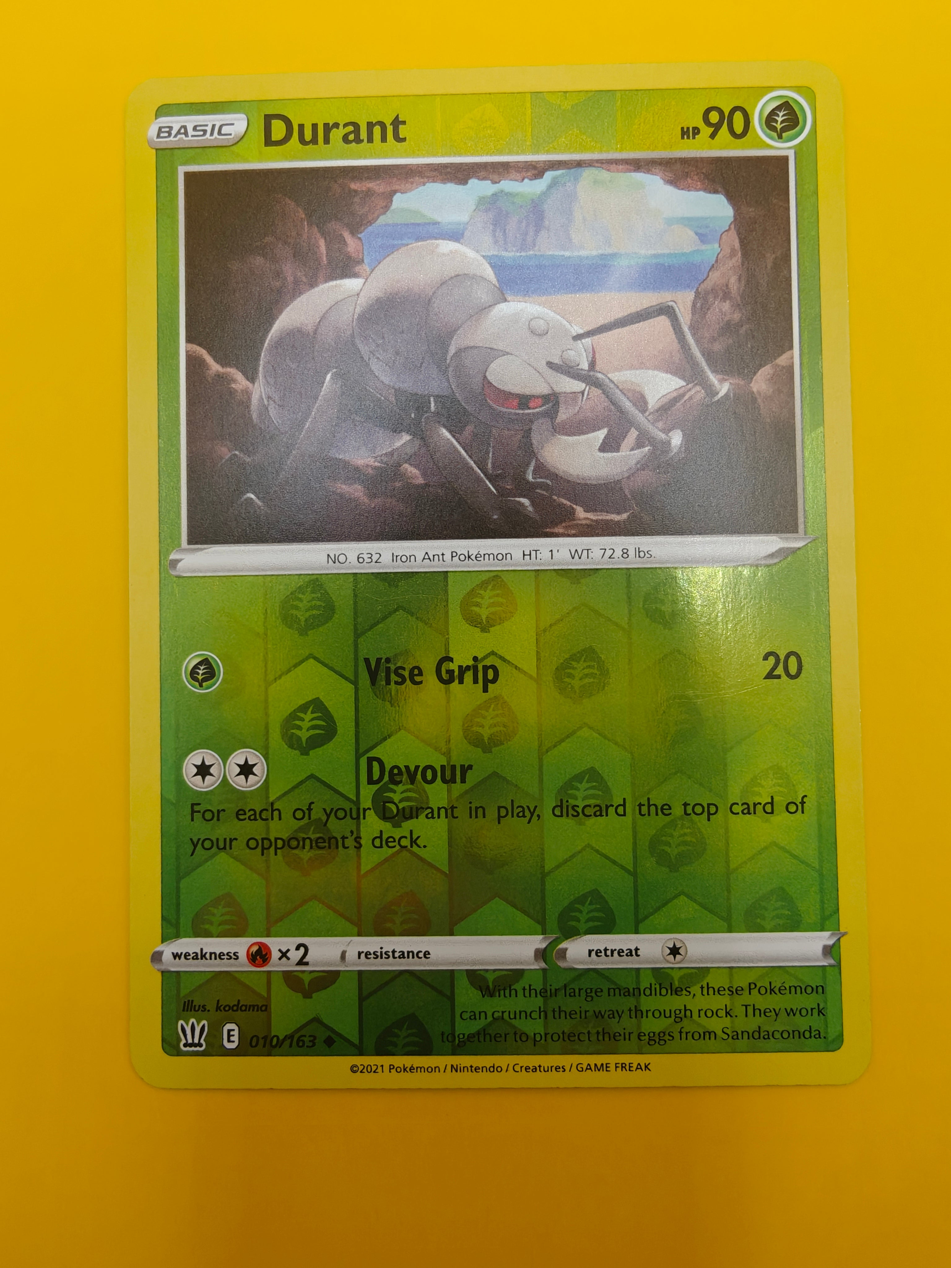 Durant Reverse Holo - Battle Styles