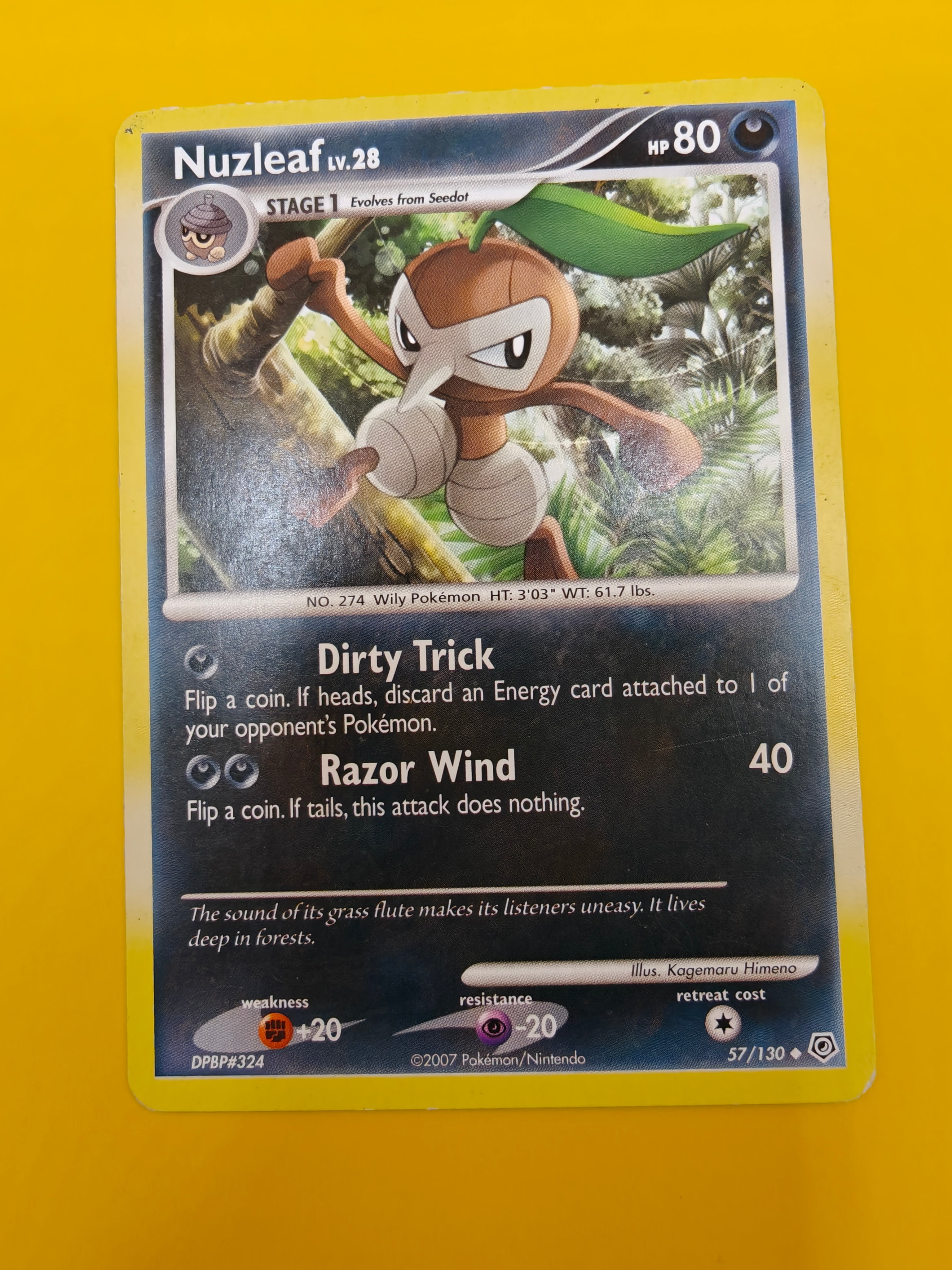 Nuzleaf Lv.28 - Diamond & Pearl Base Set
