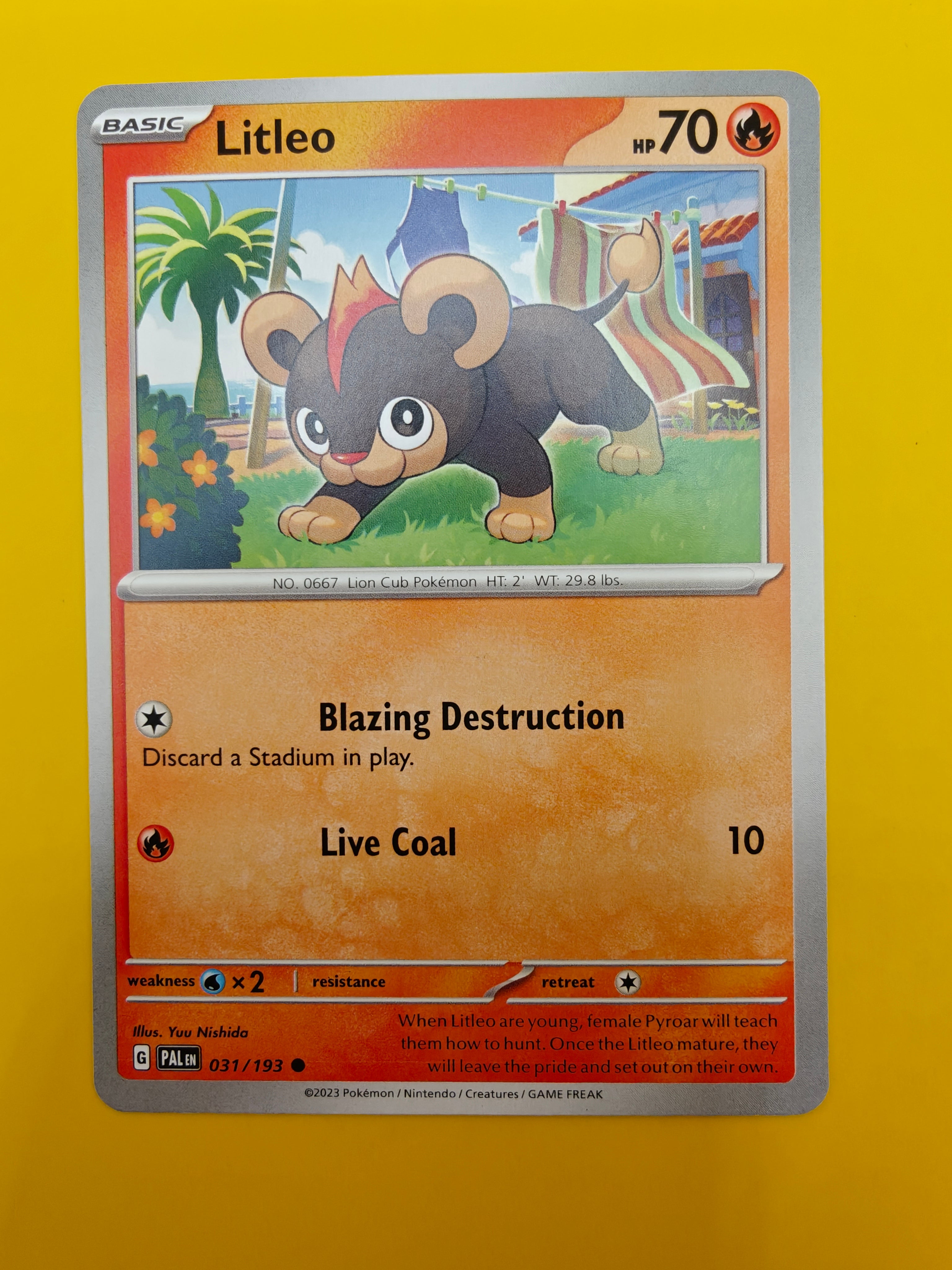 Litleo - Paldea Evolved