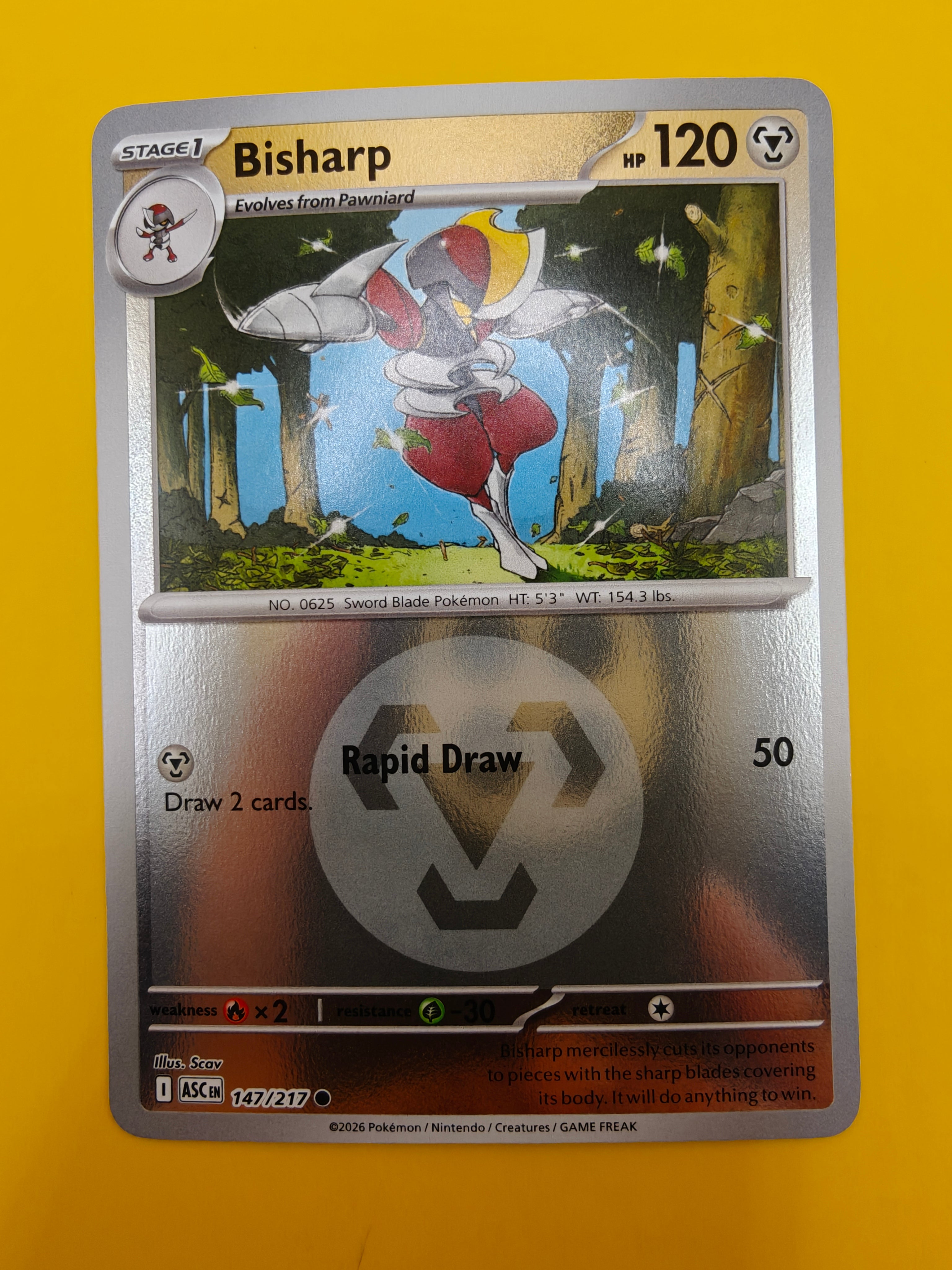 Bisharp Energy Stamp - Ascended Heroes