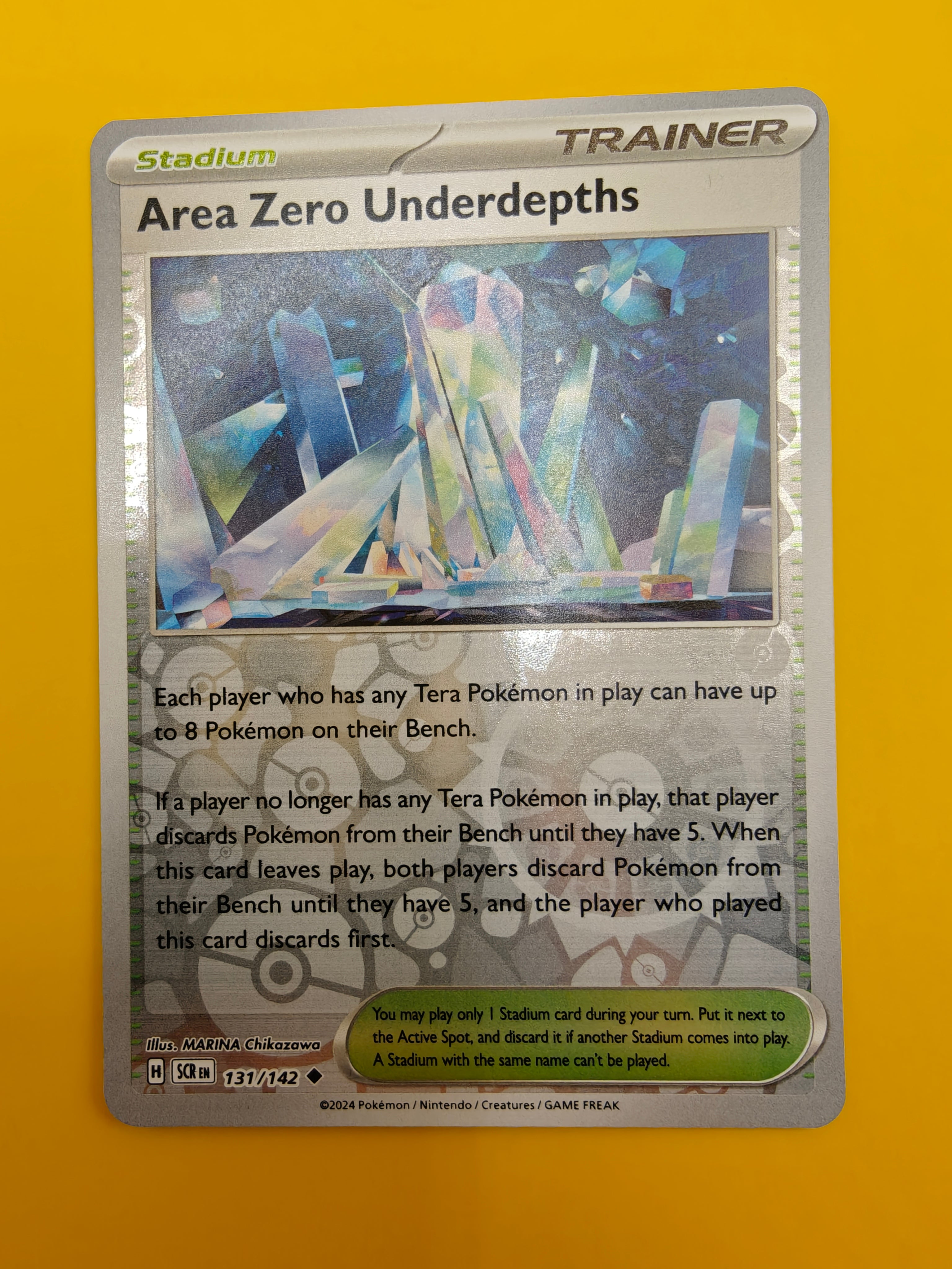 Area Zero Underdepths Reverse Holo - Stellar Crown
