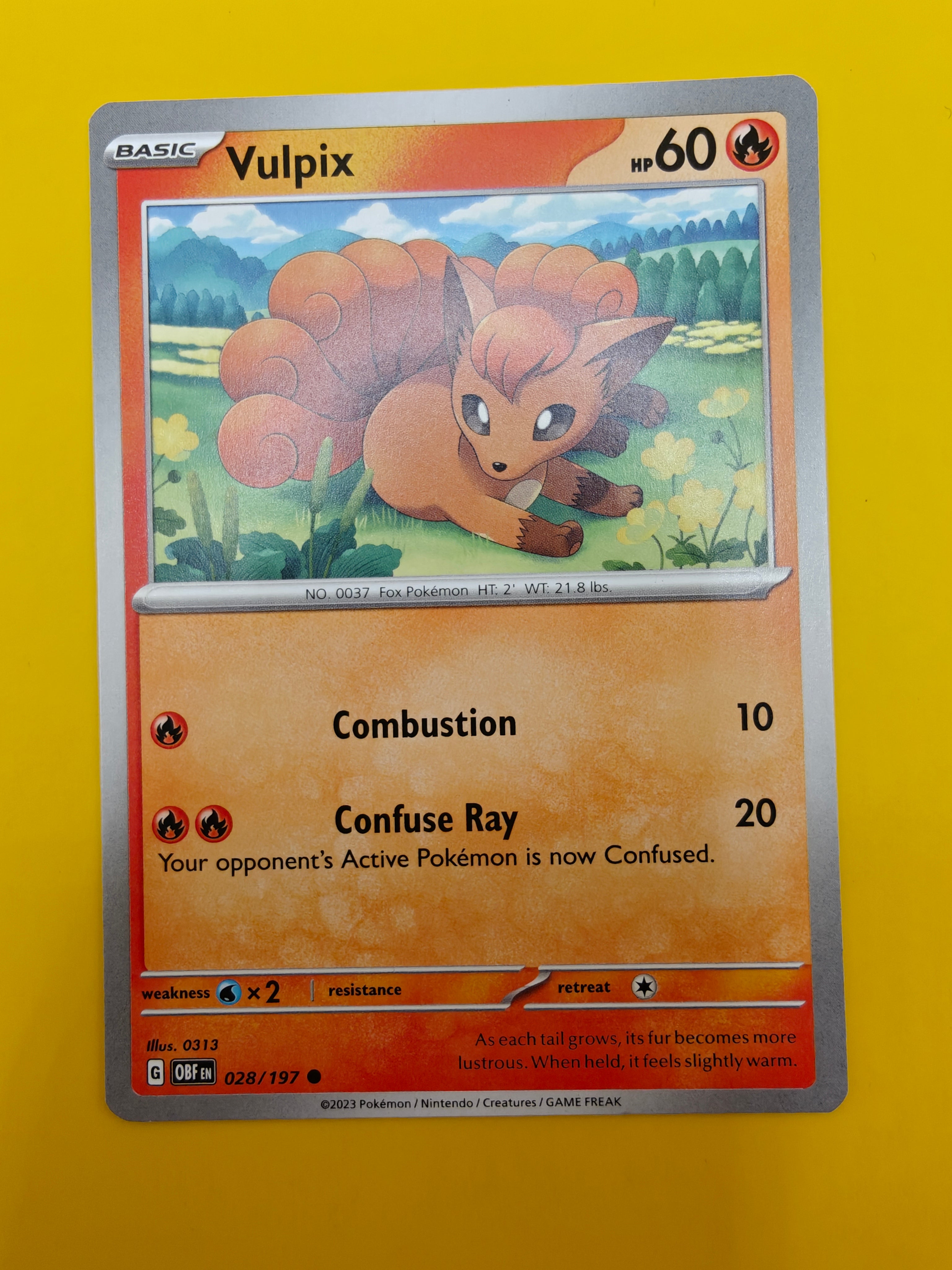 Vulpix - Obsidian Flames