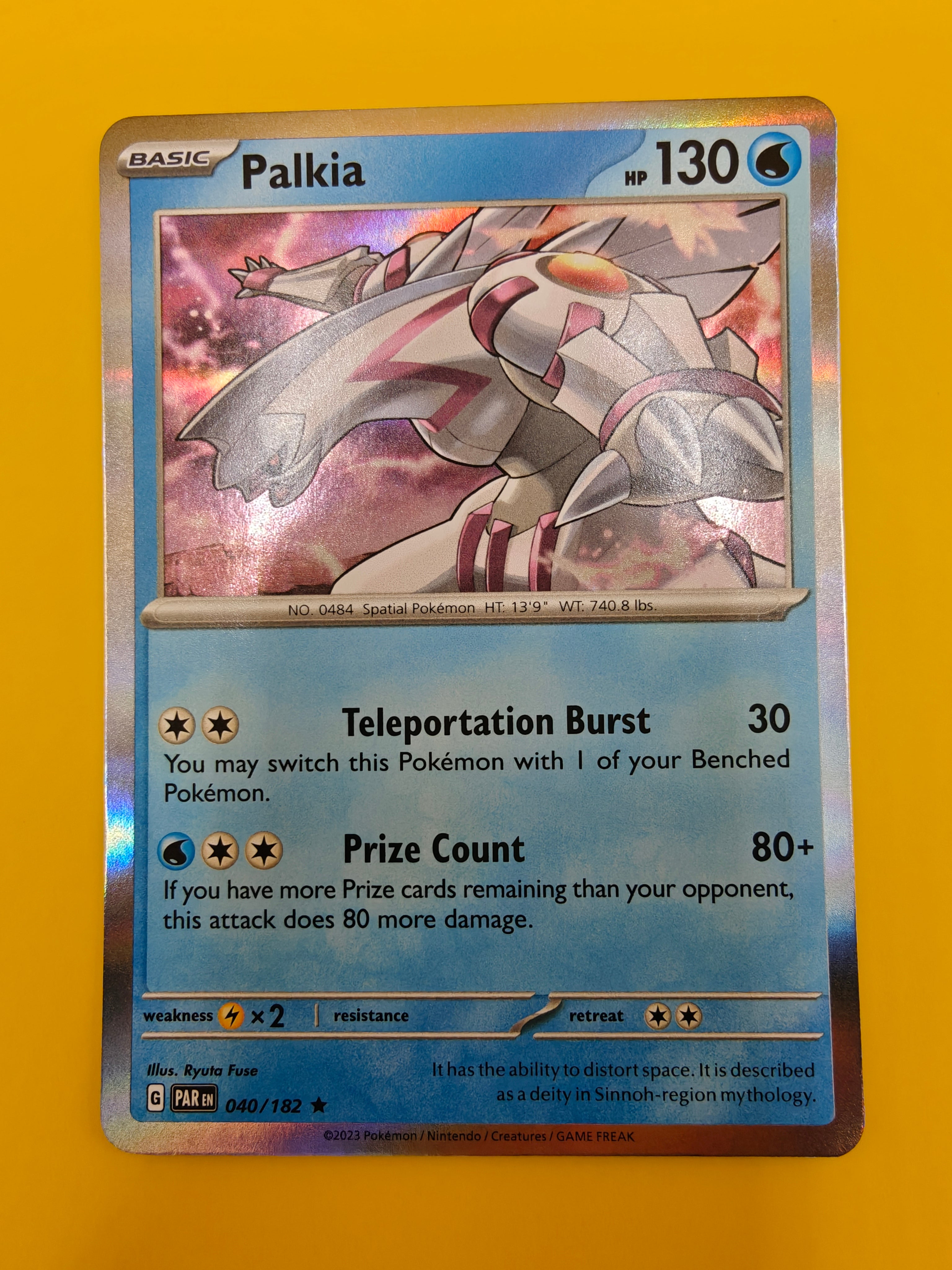 Palkia Holo - Paradox Rift