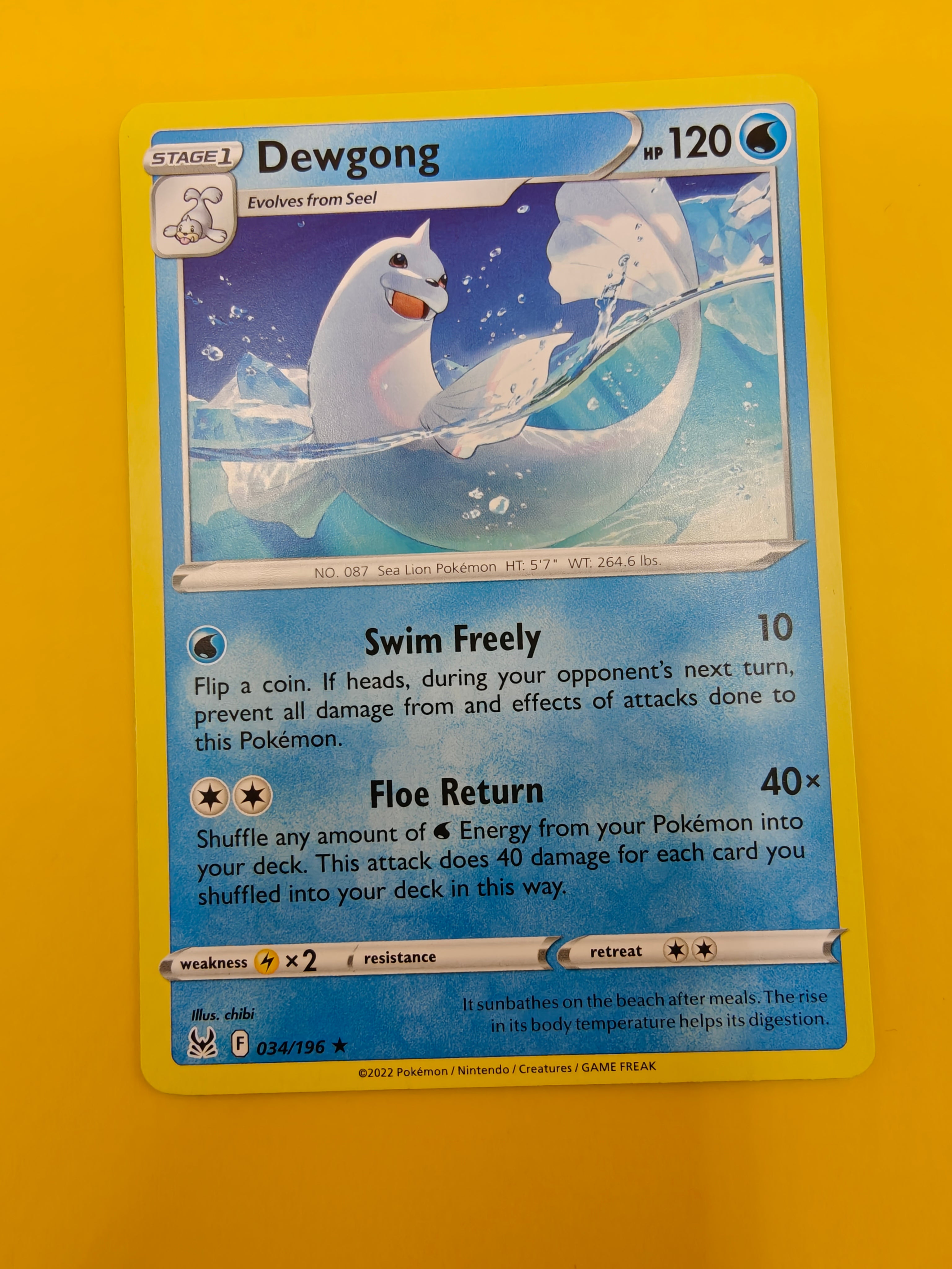 Dewgong - Lost Origin