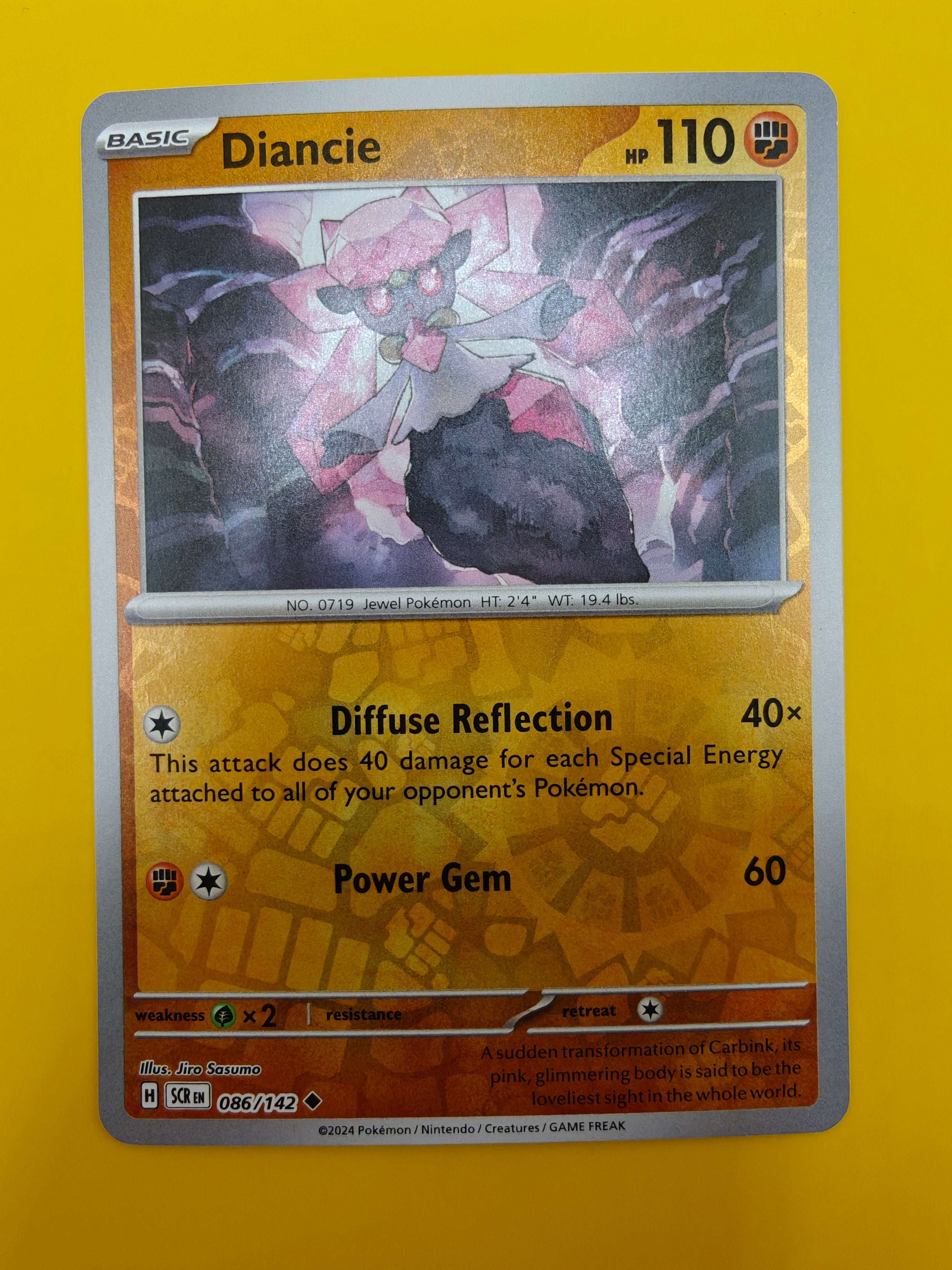 Diancie Reverse Holo - Stellar Crown