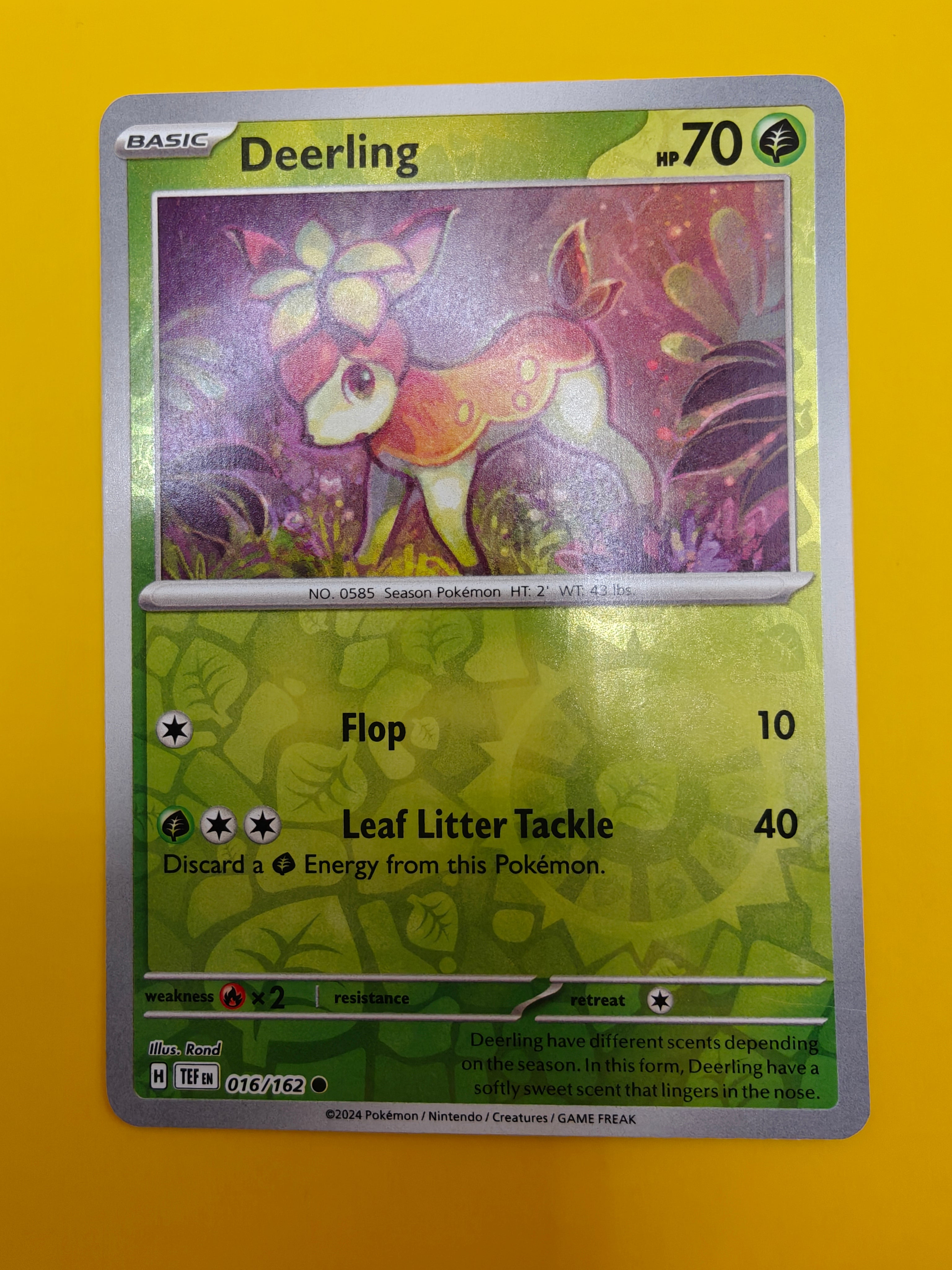 Deerling Reverse Holo - Temporal Forces
