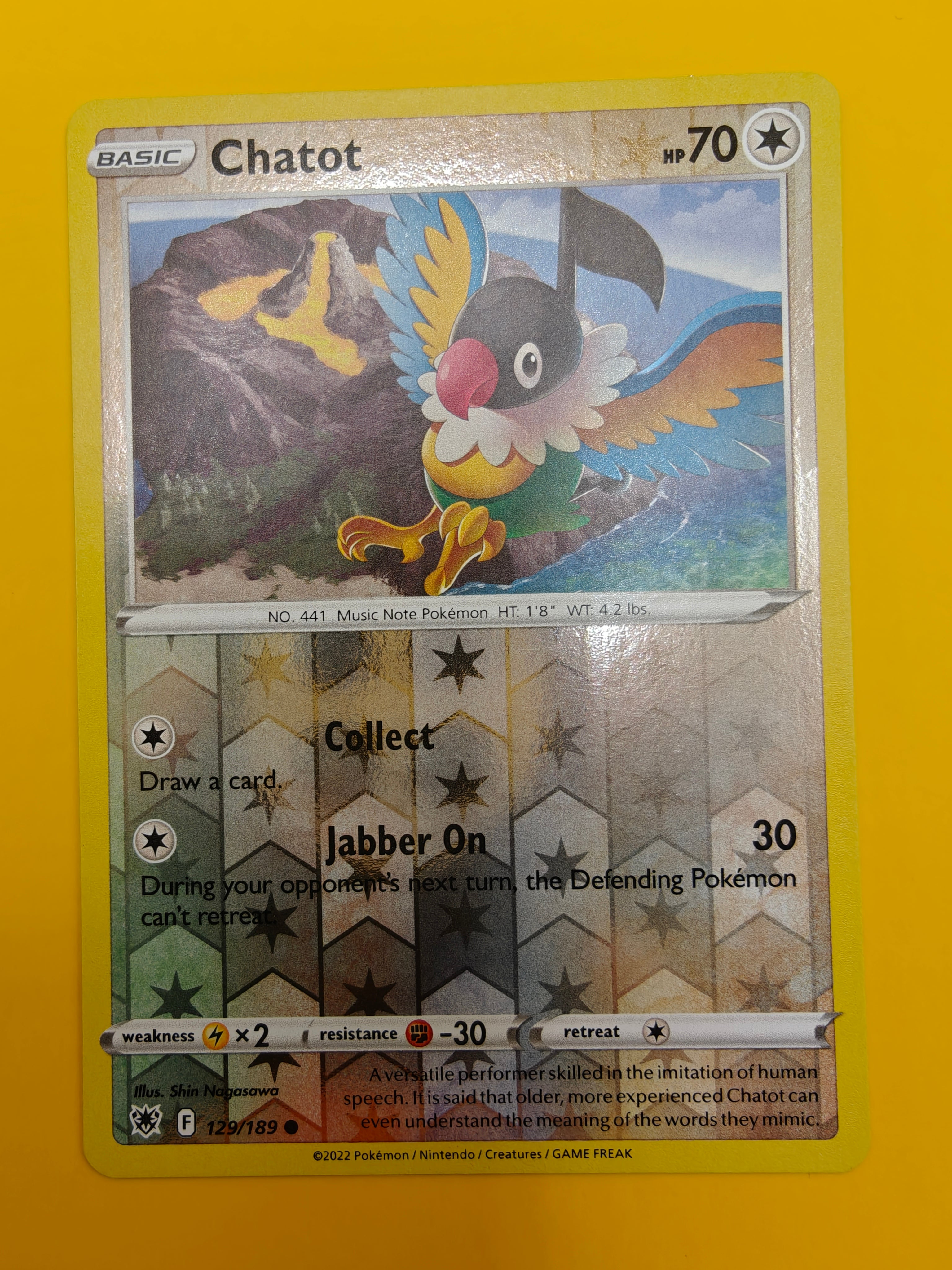 Chatot Reverse Holo - Astral Radiance