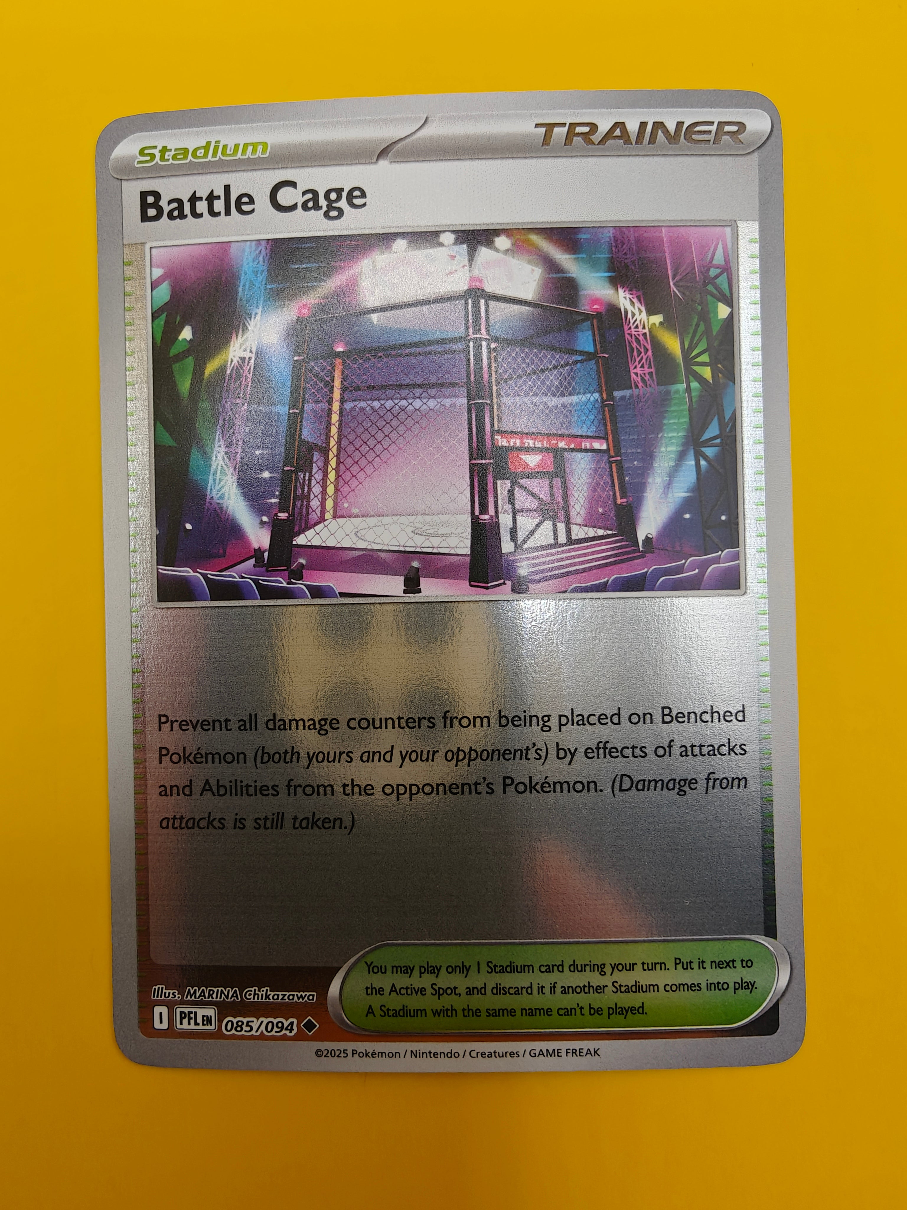Battle Cage Reverse Holo - Phantasmal Flames