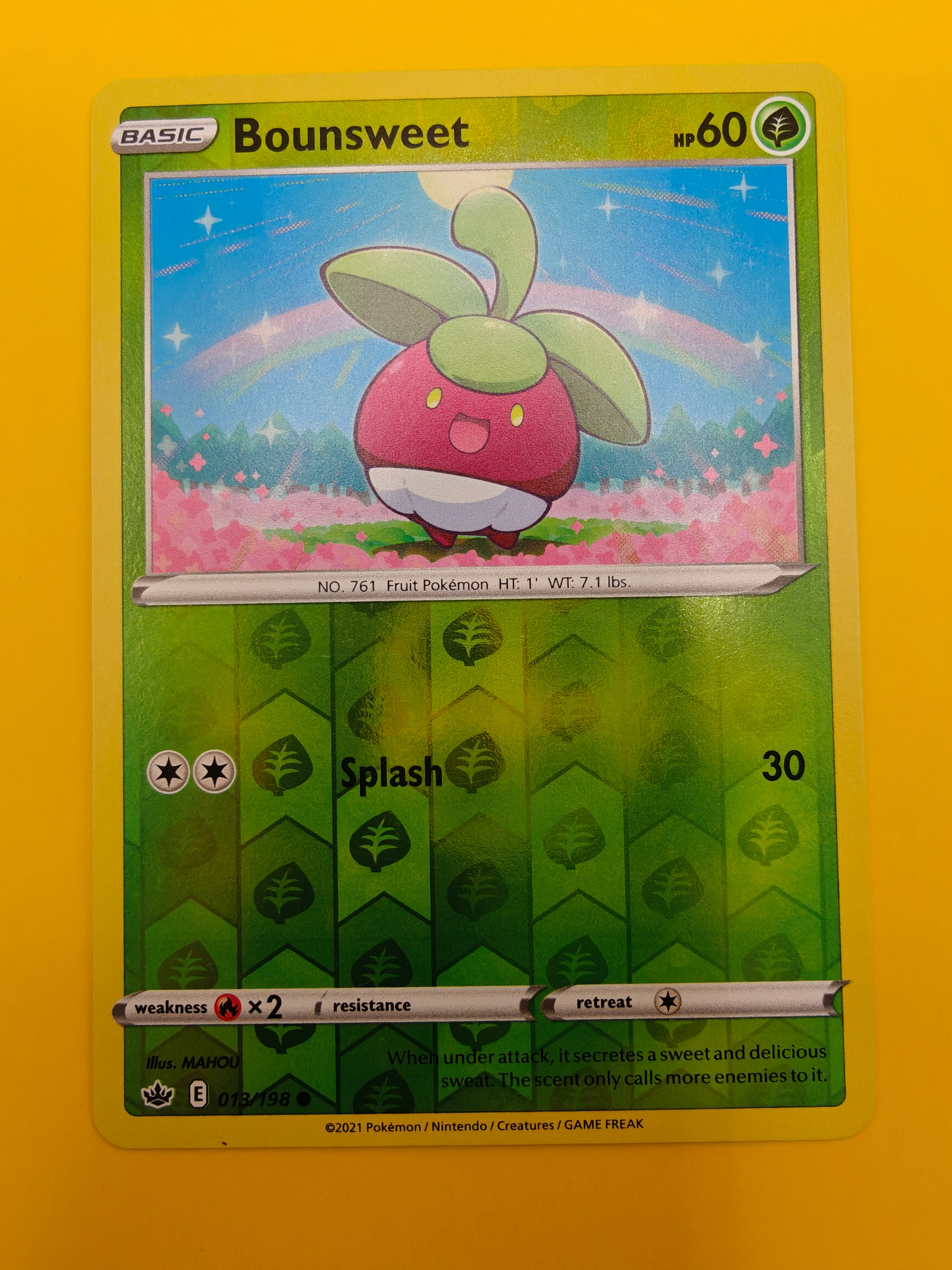 Bounsweet Reverse Holo - Chilling Reign