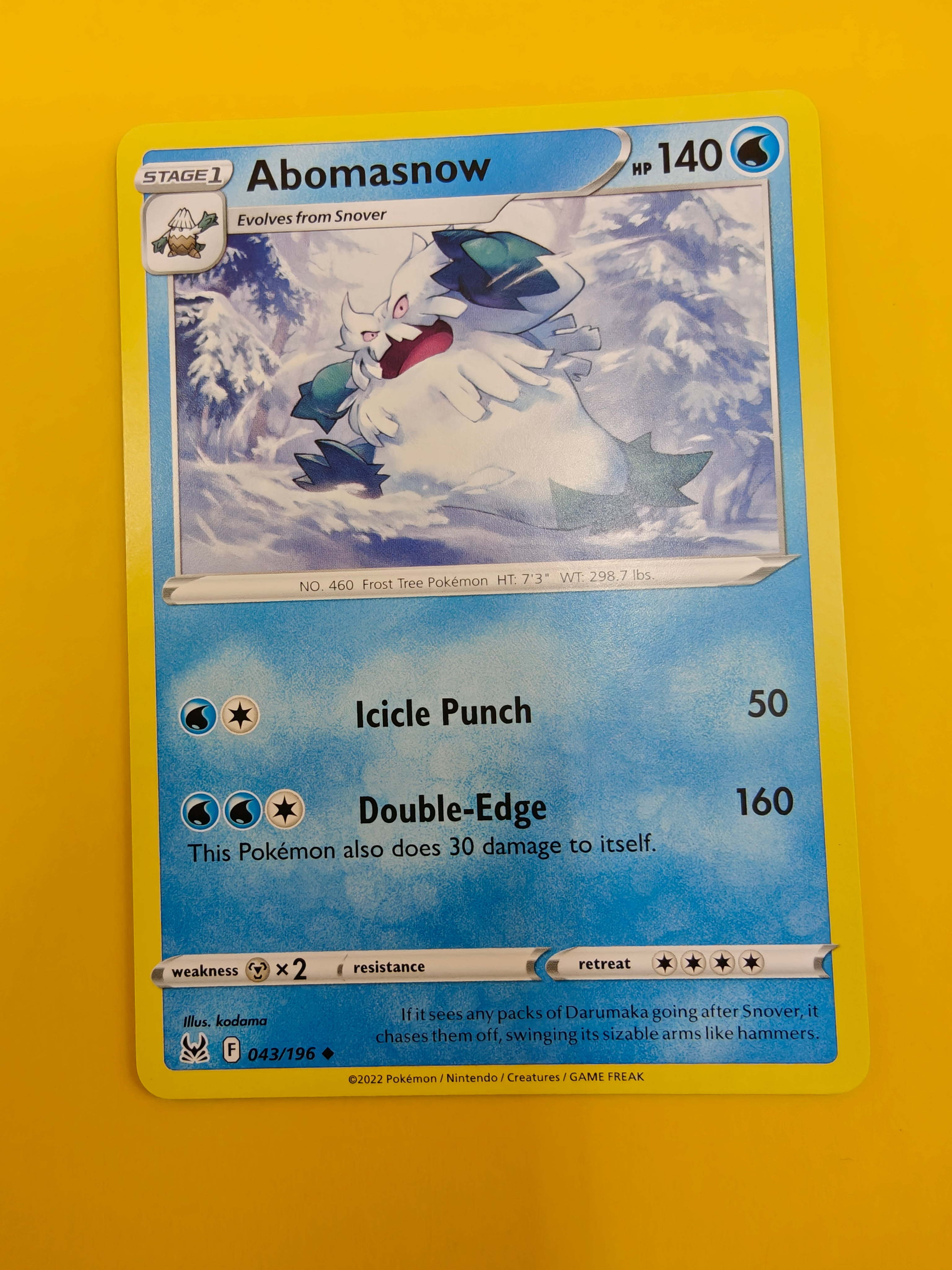 Abomasnow - Lost Origin