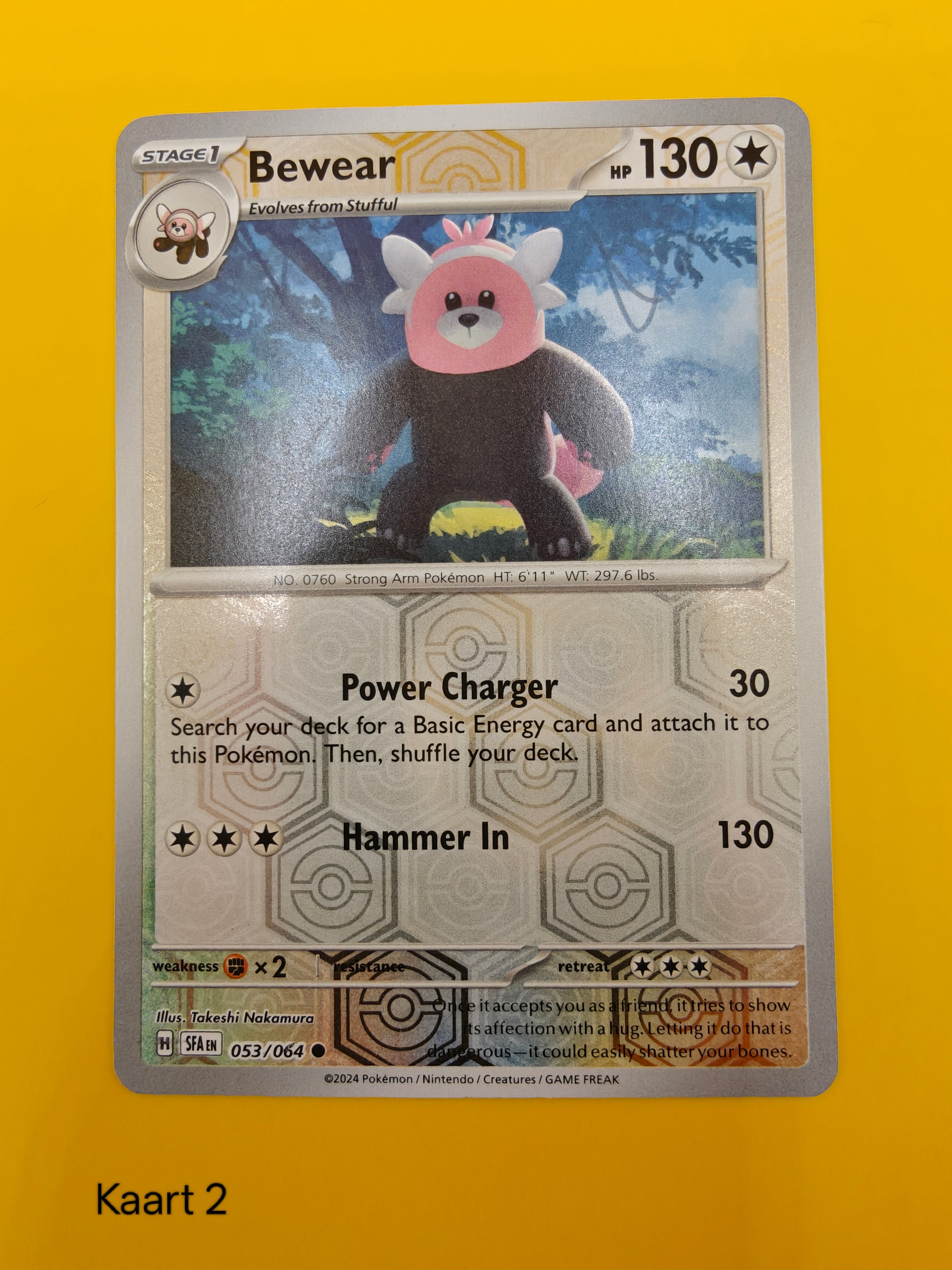 Bewear Reverse Holo - Shrouded Fable