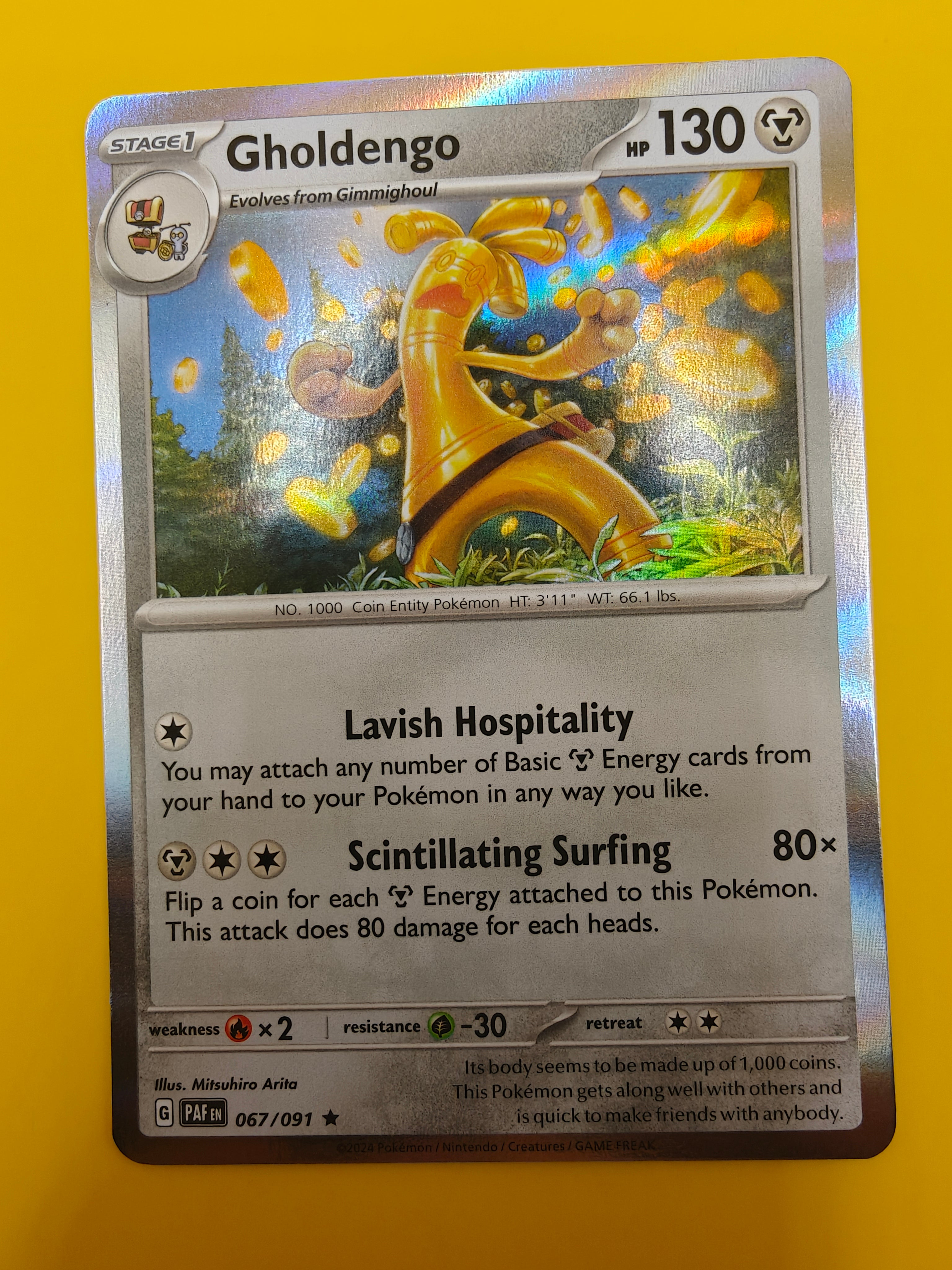 Gholdengo Holo - Paldean Fates