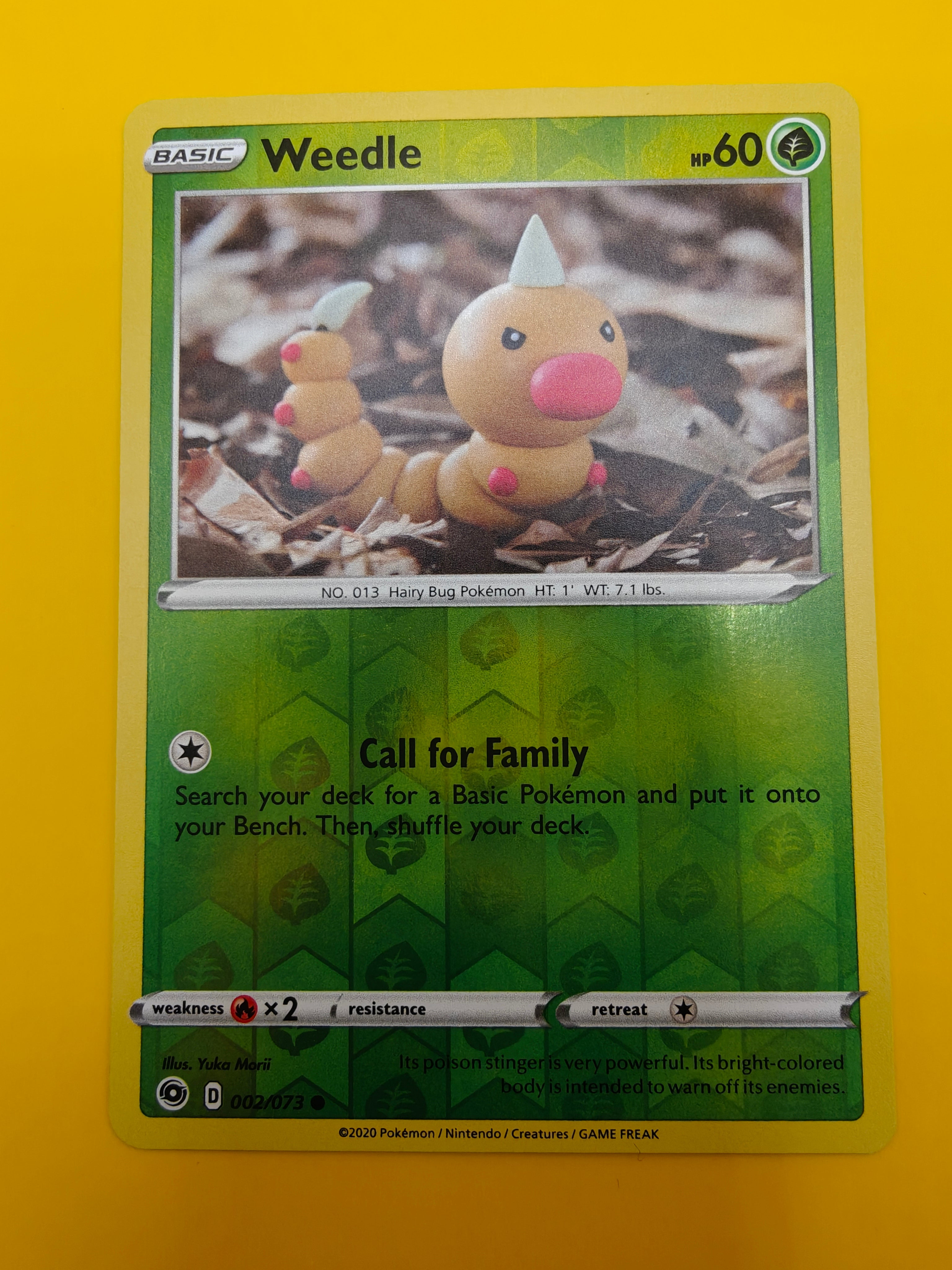 Weedle Reverse Holo - Champions Path