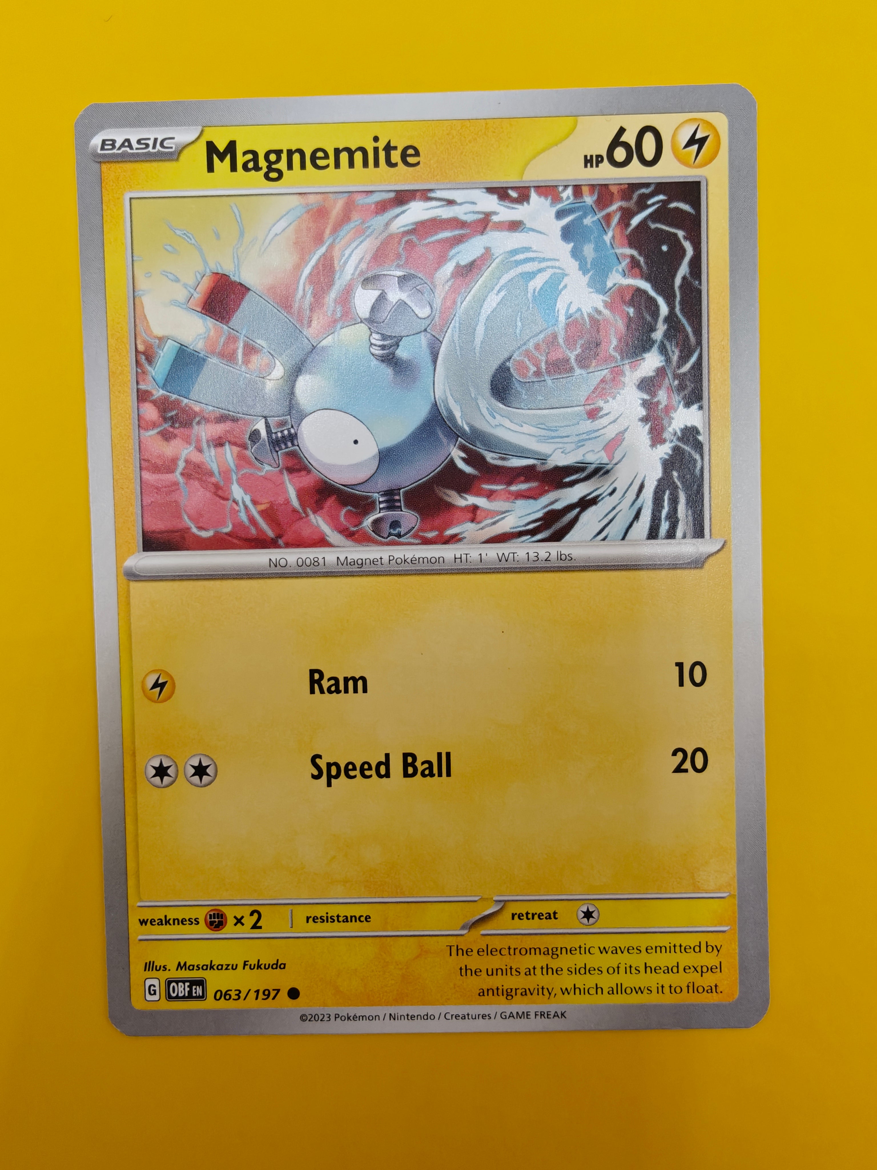 Magnemite - Obsidian Flames