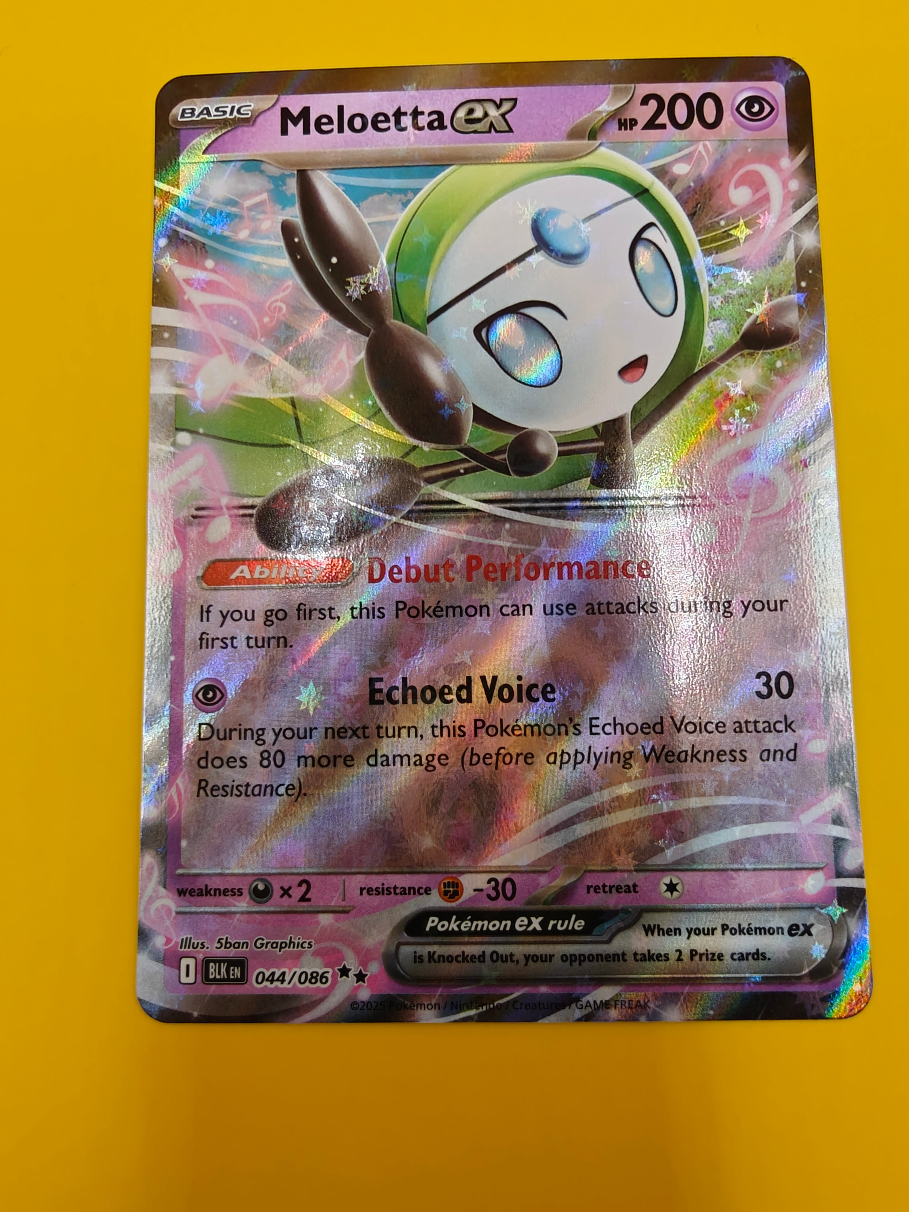 Meloetta ex - Black Bolt