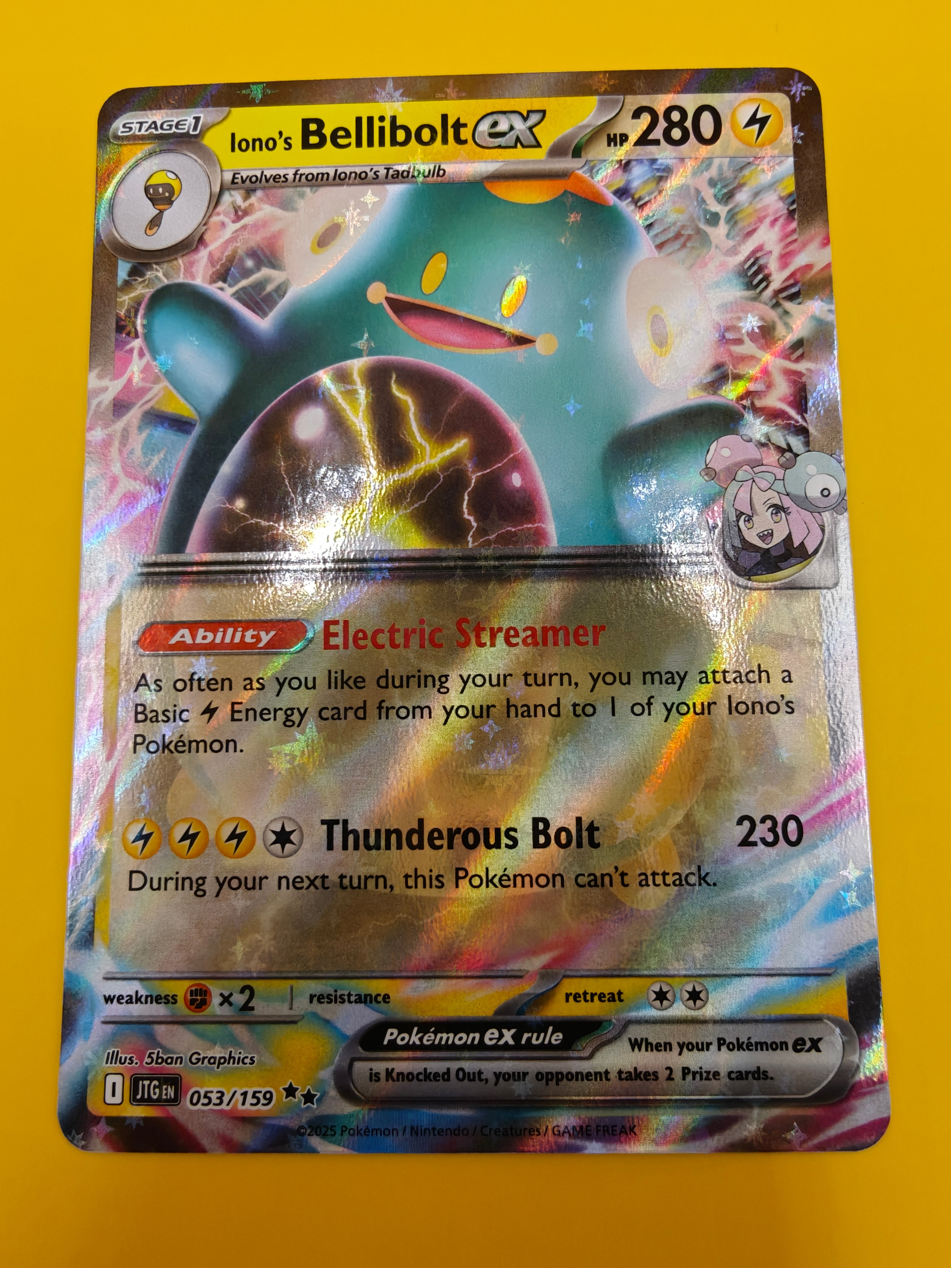 Iono's Bellibolt ex - Journey Together