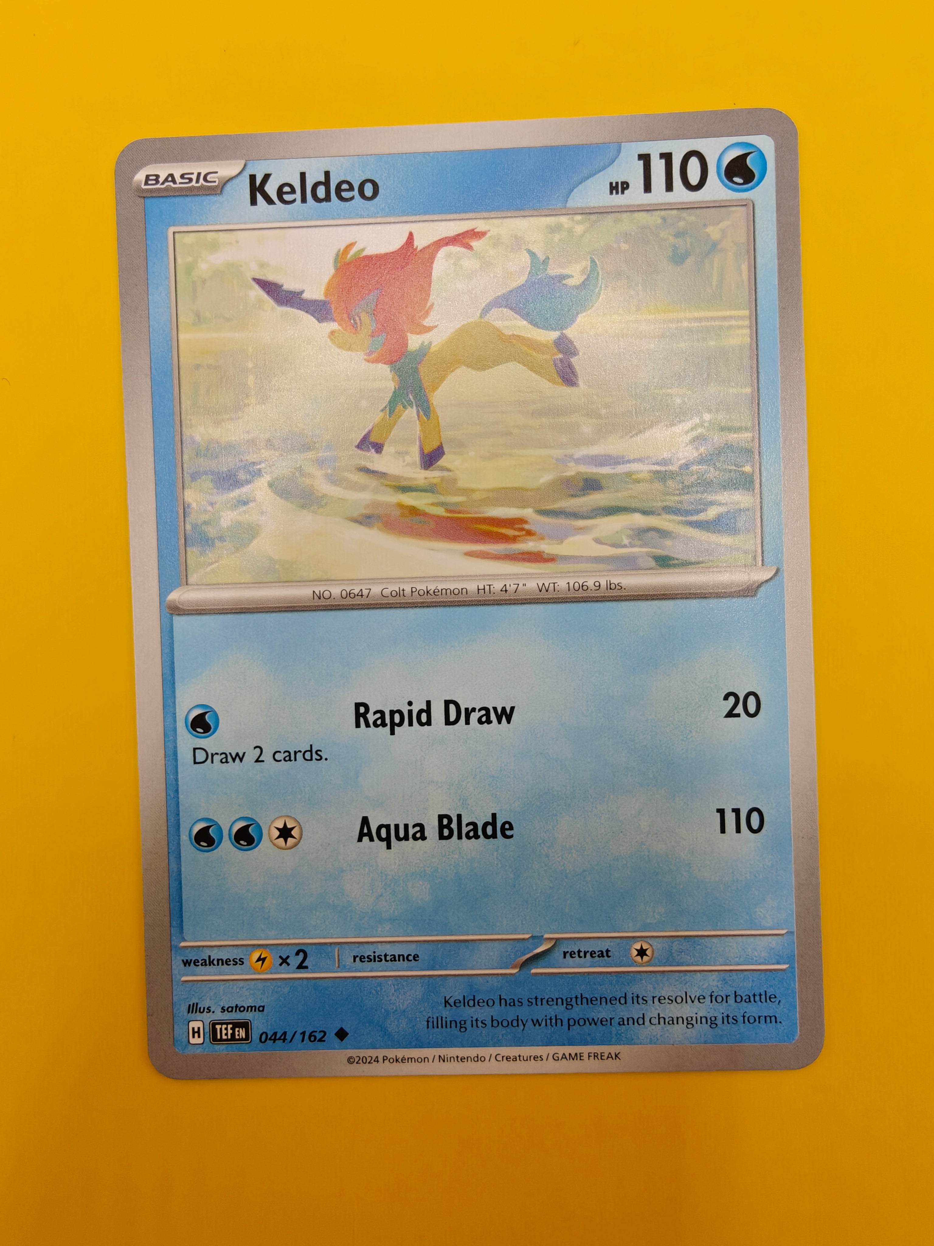 Keldeo - Temporal Forces