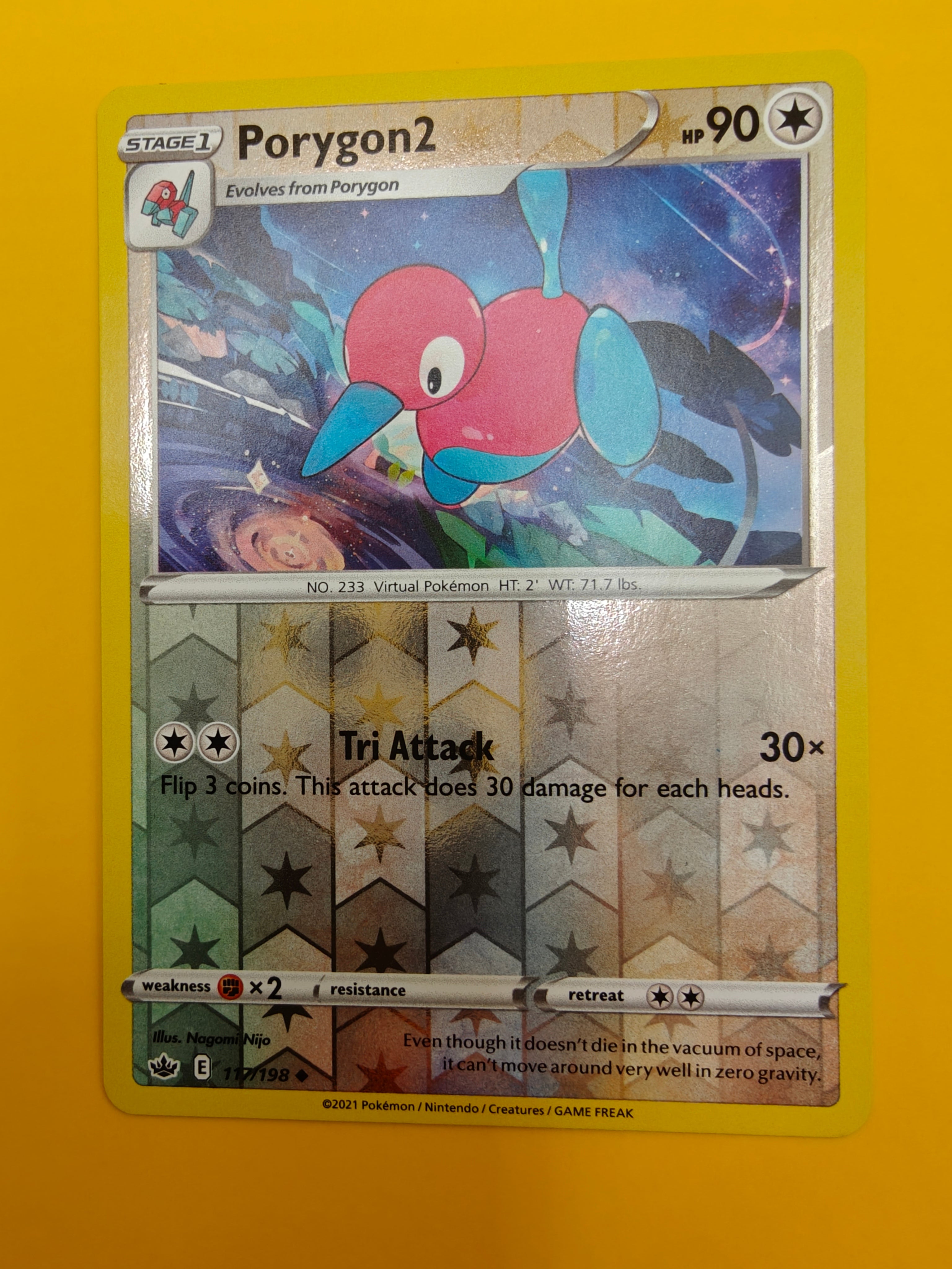 Porygon2 Reverse Holo - Chilling Reign