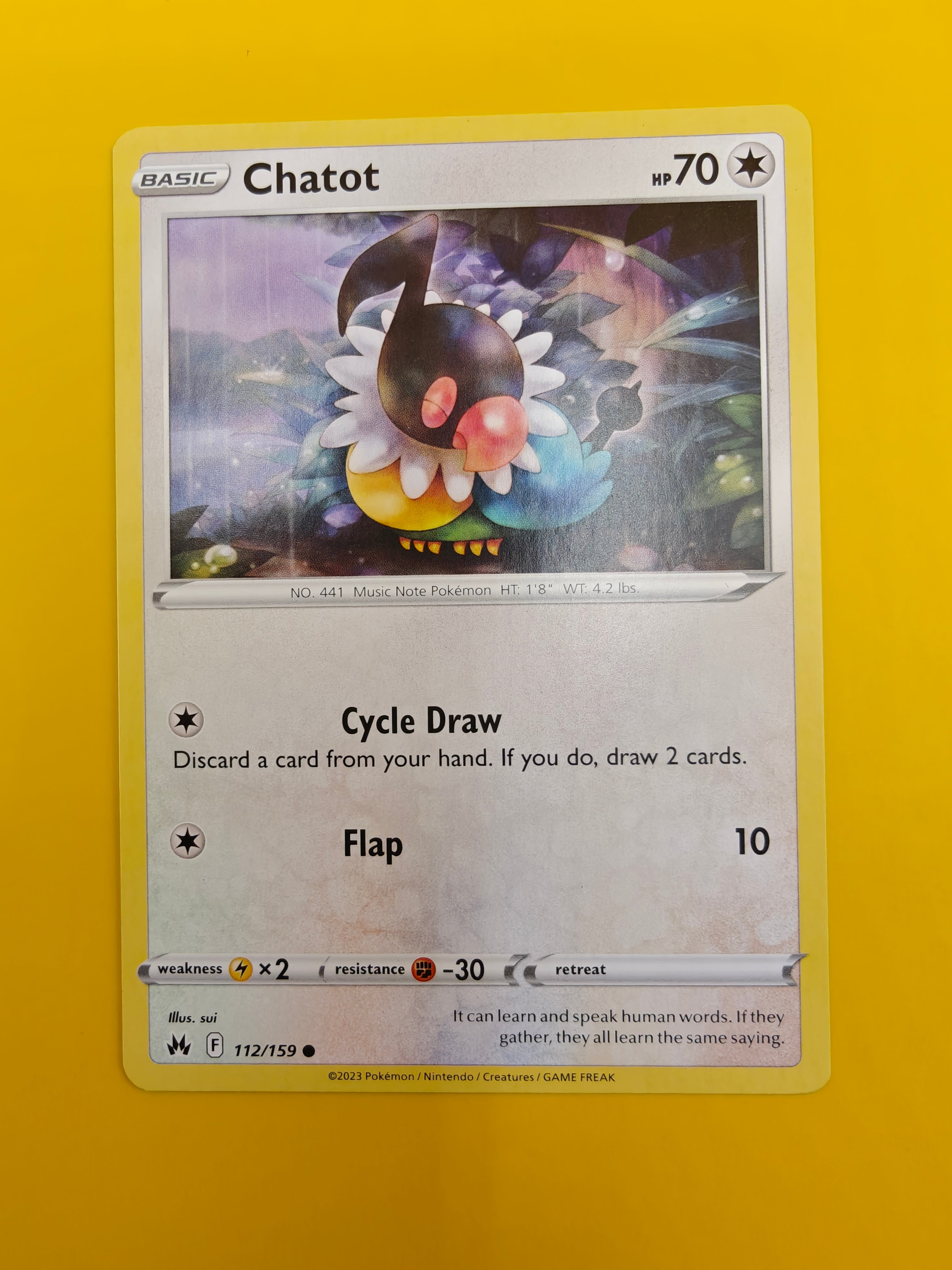 Chatot - Crown Zenith