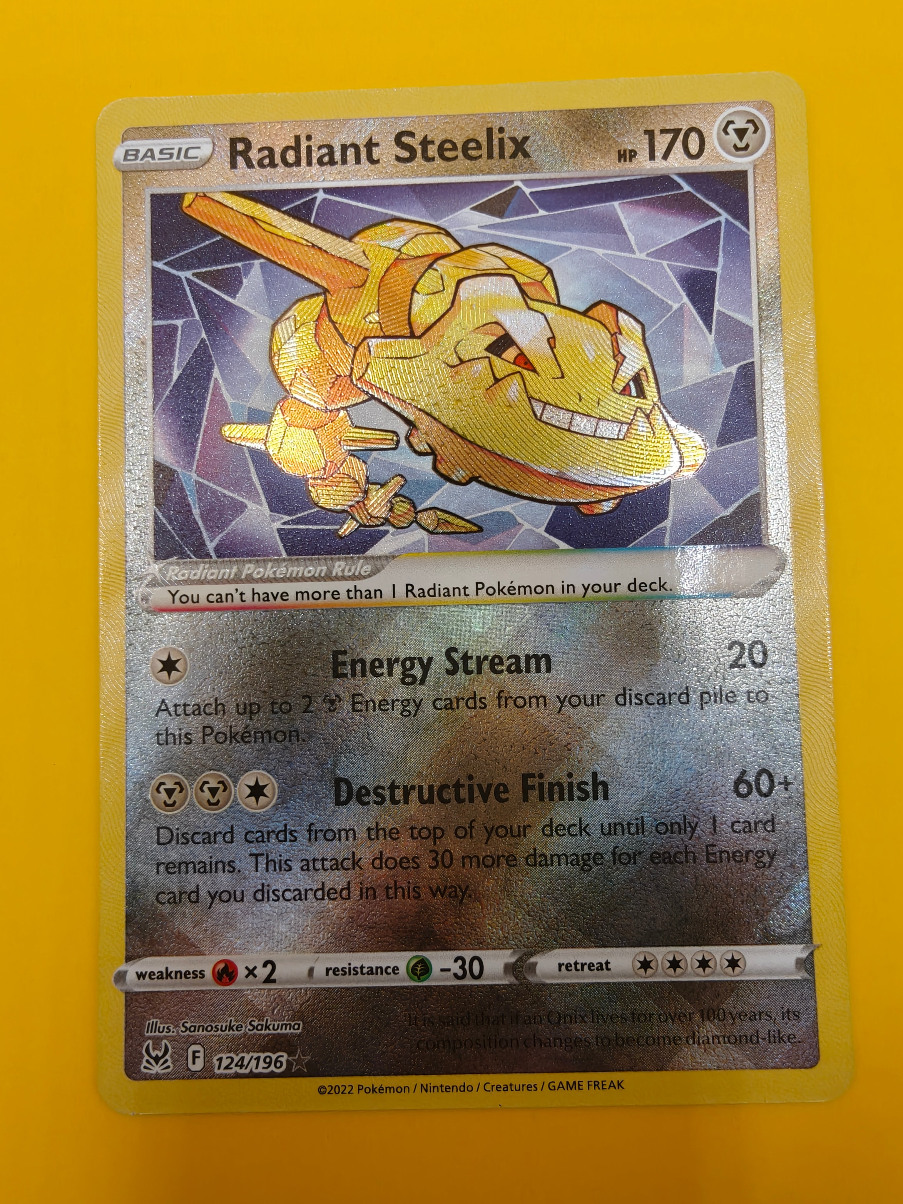 Radiant Steelix - Lost Origin