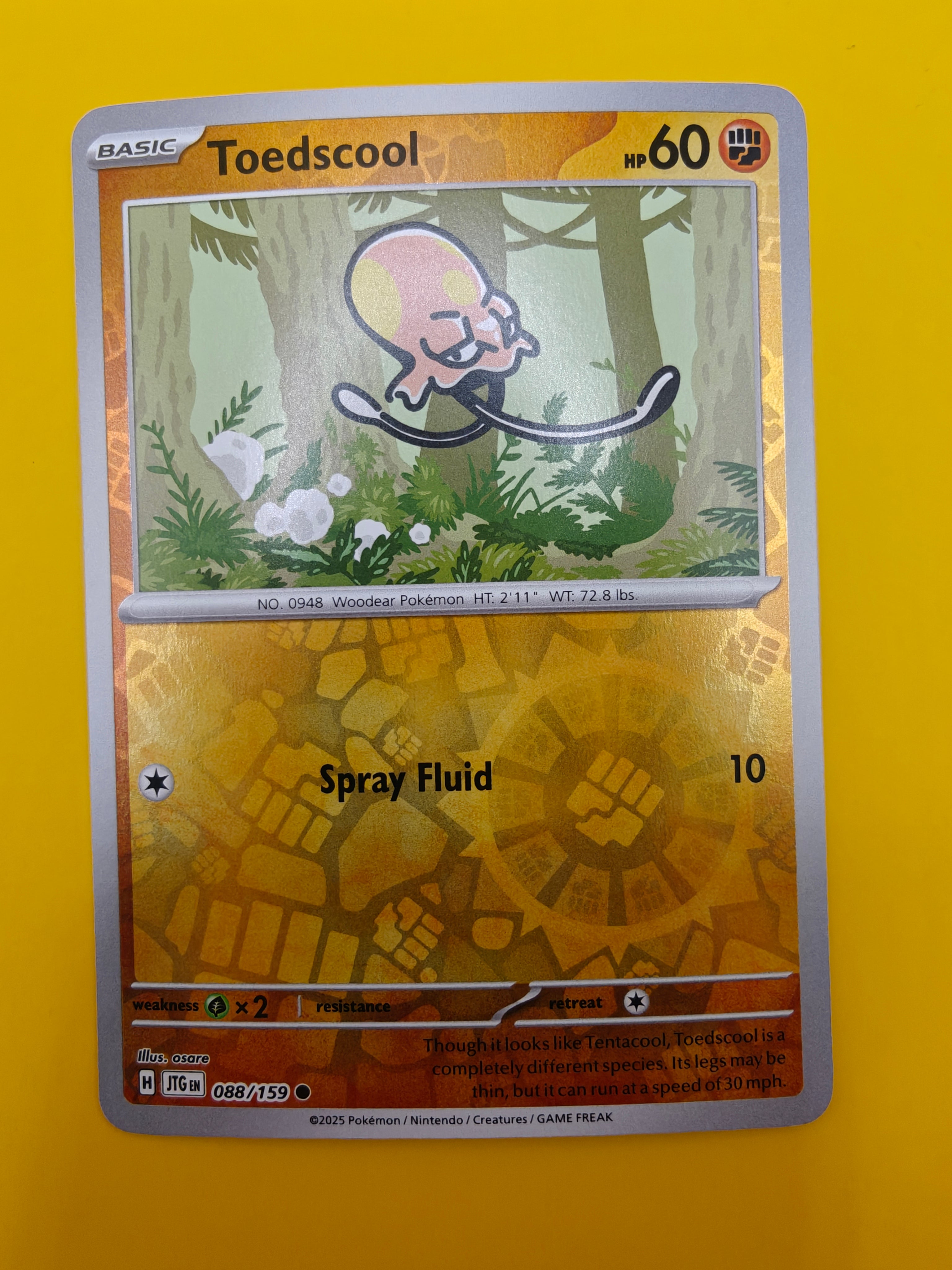 Toedscool Reverse Holo - Journey Together