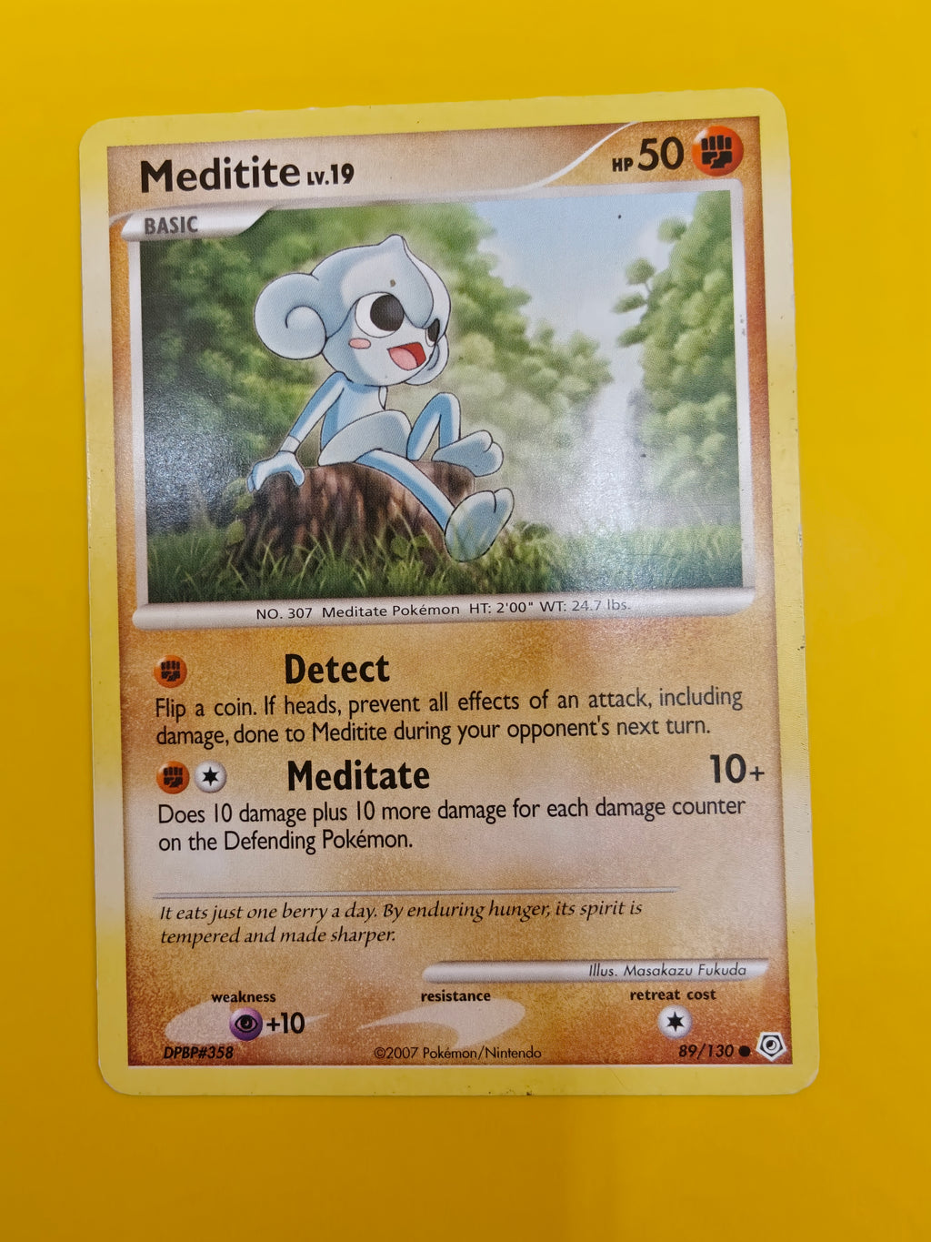 Meditite Lv.19 - Diamond & Pearl Base Set