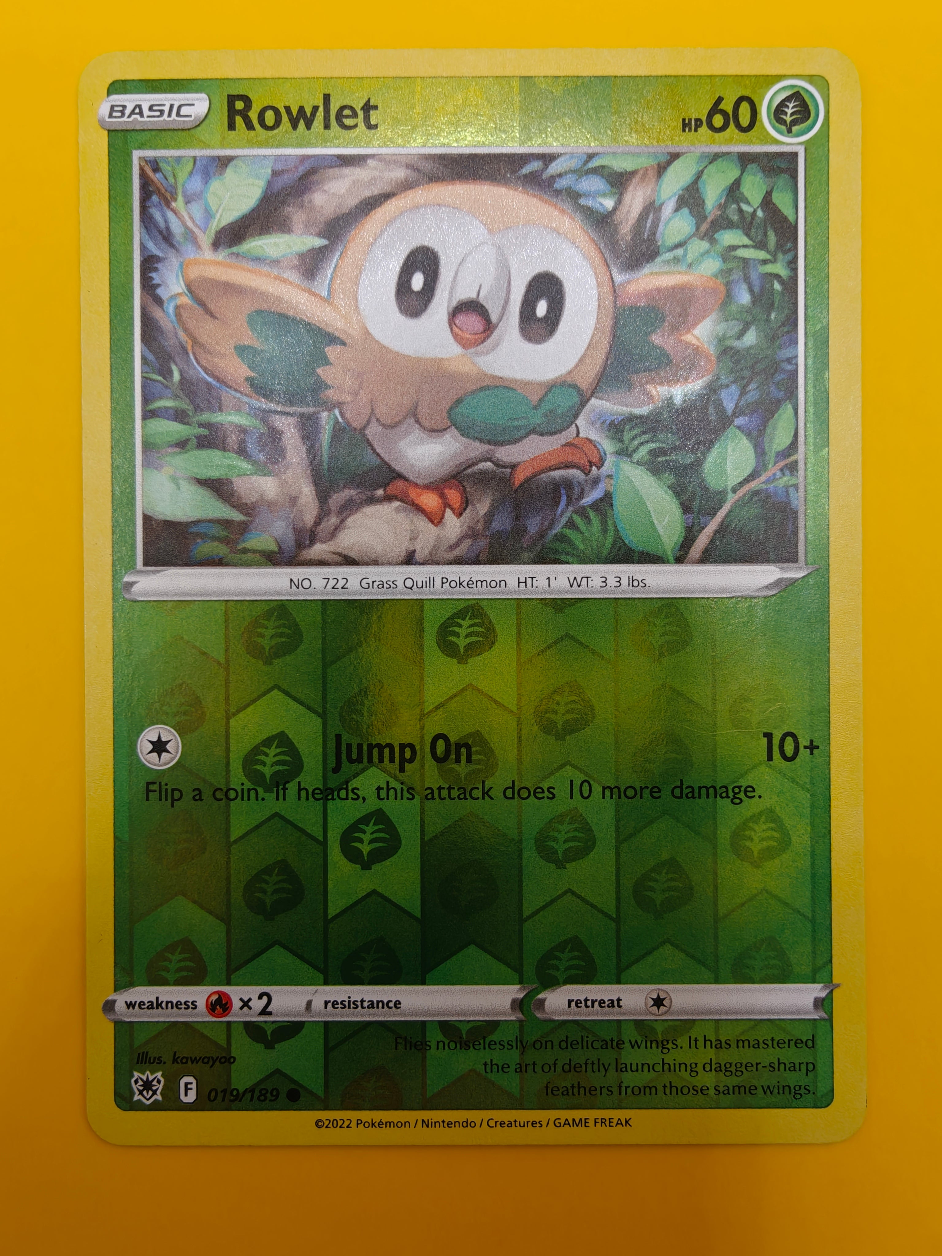 Rowlet Reverse Holo - Astral Radiance