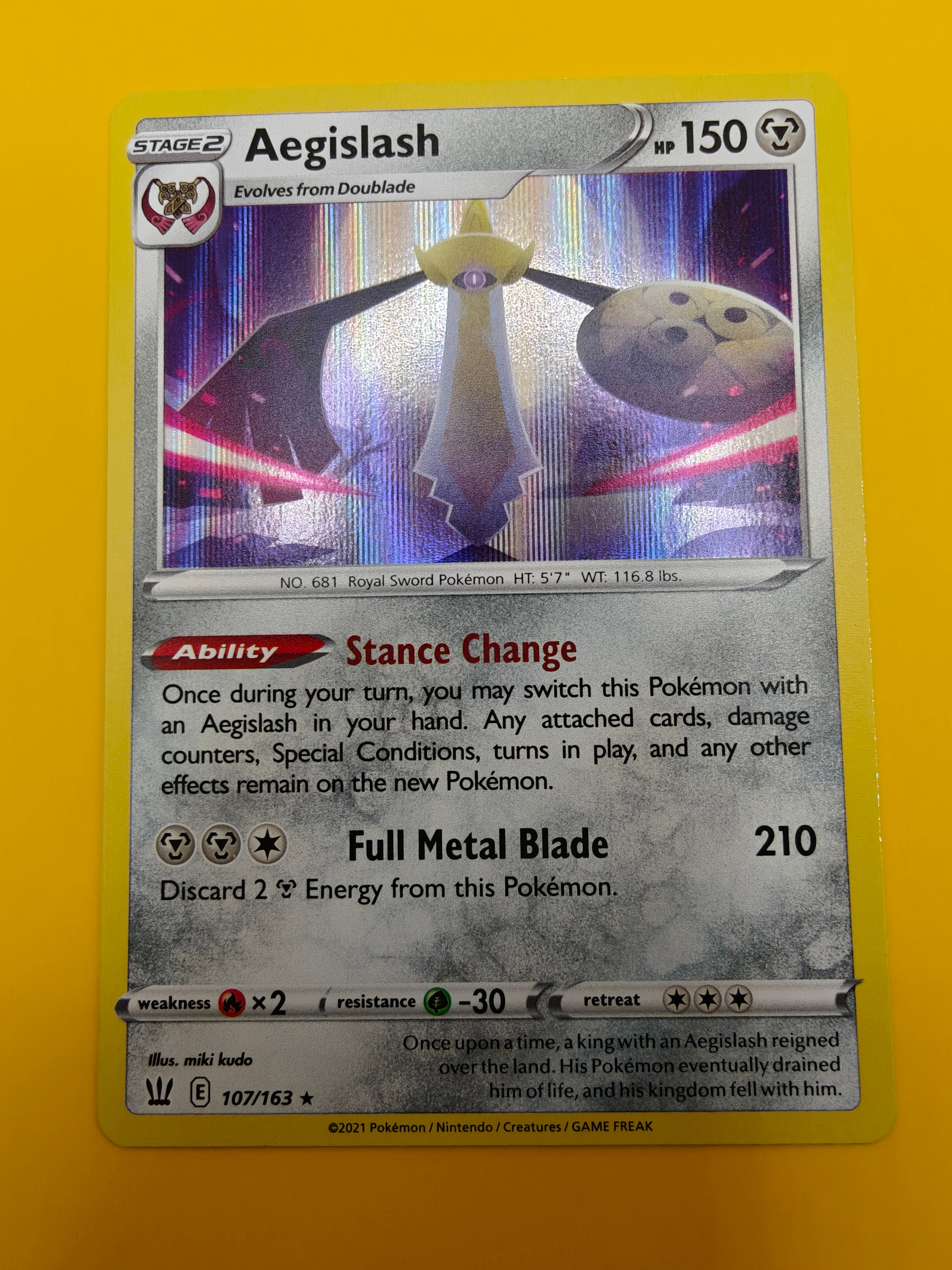 Aegislash Holo - Battle Styles