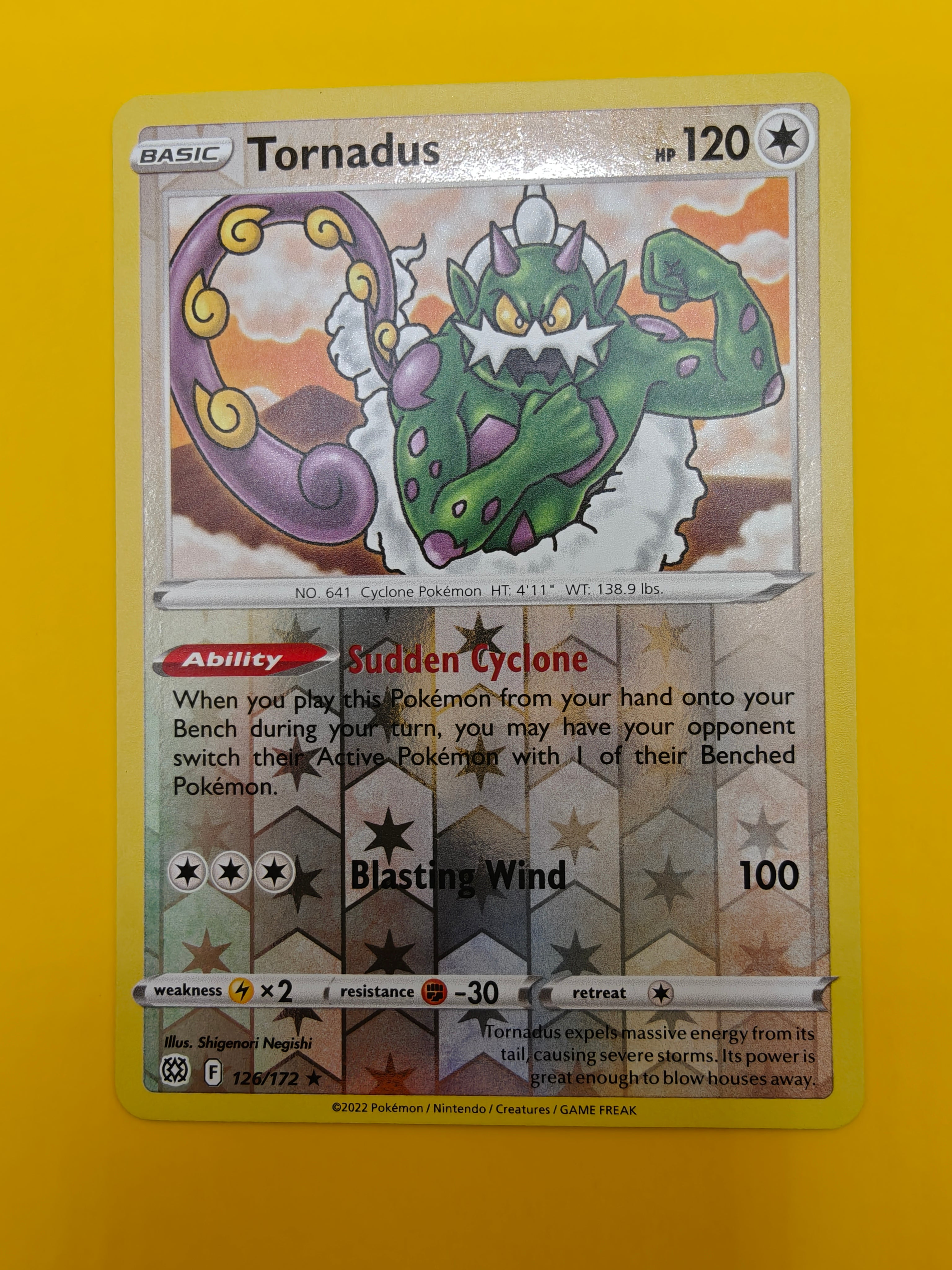 Tornadus Reverse Holo - Brilliant Stars