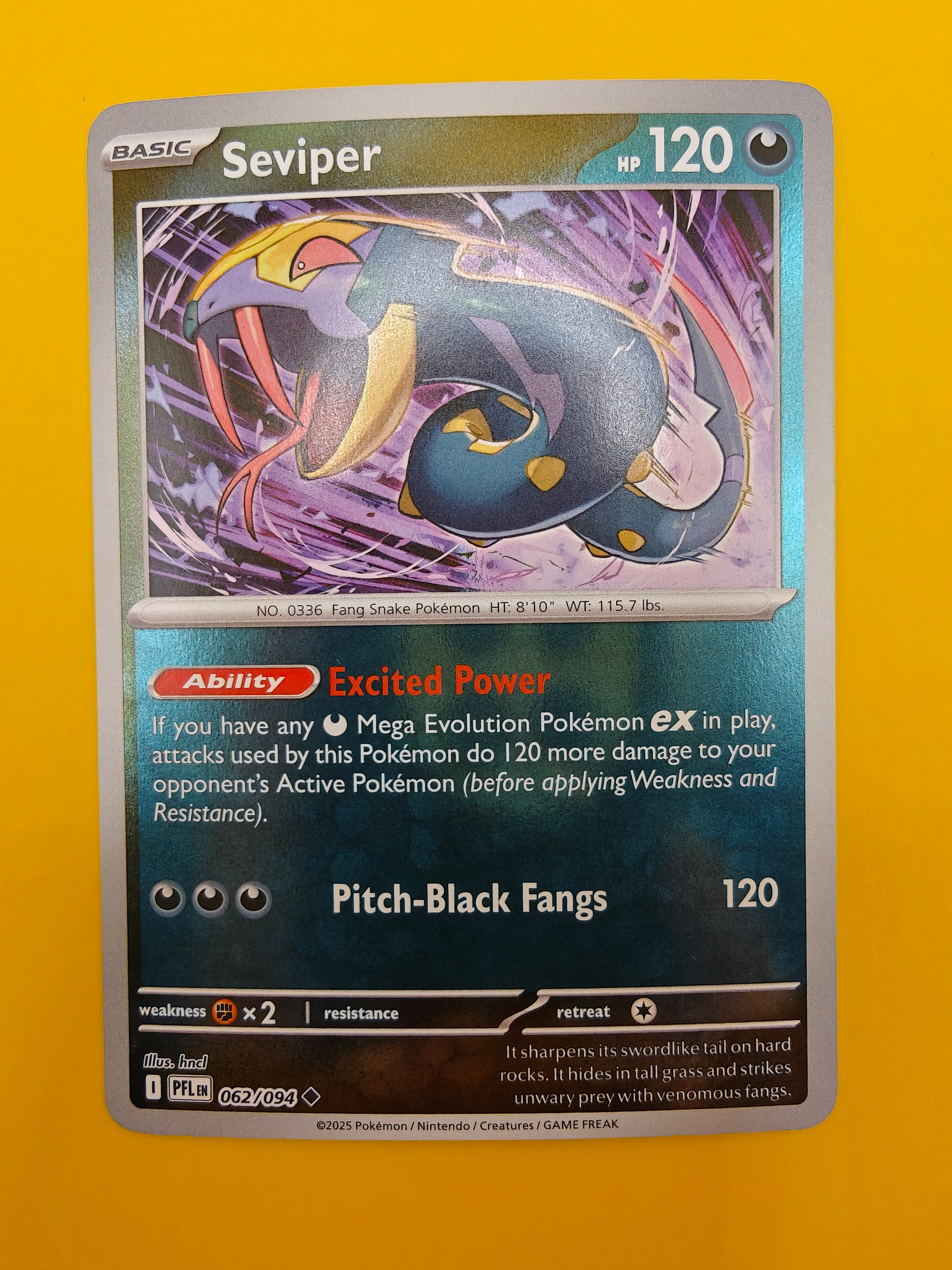 Seviper Reverse Holo - Phantasmal Flames