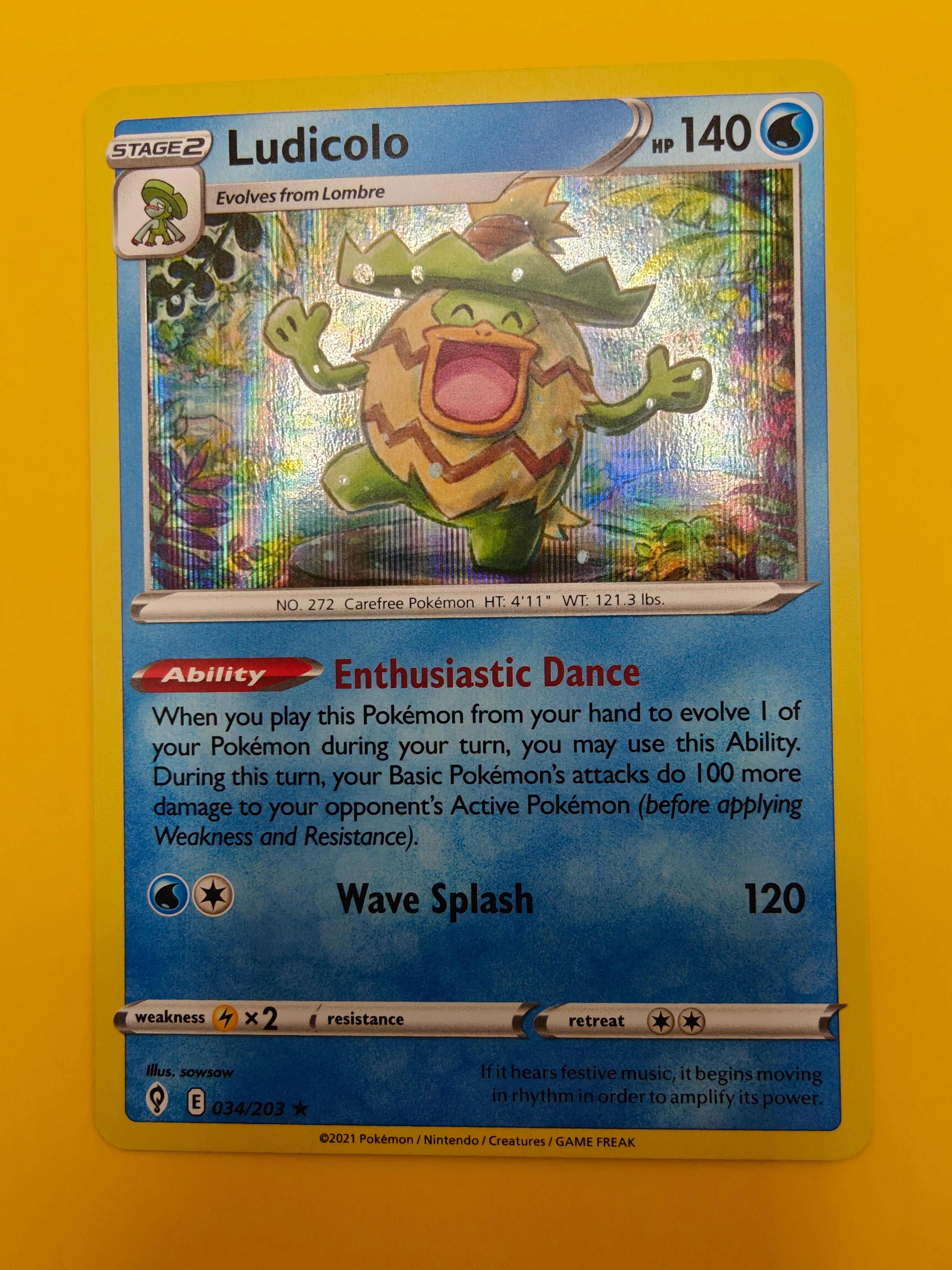 Ludicolo Holo - Evolving Skies