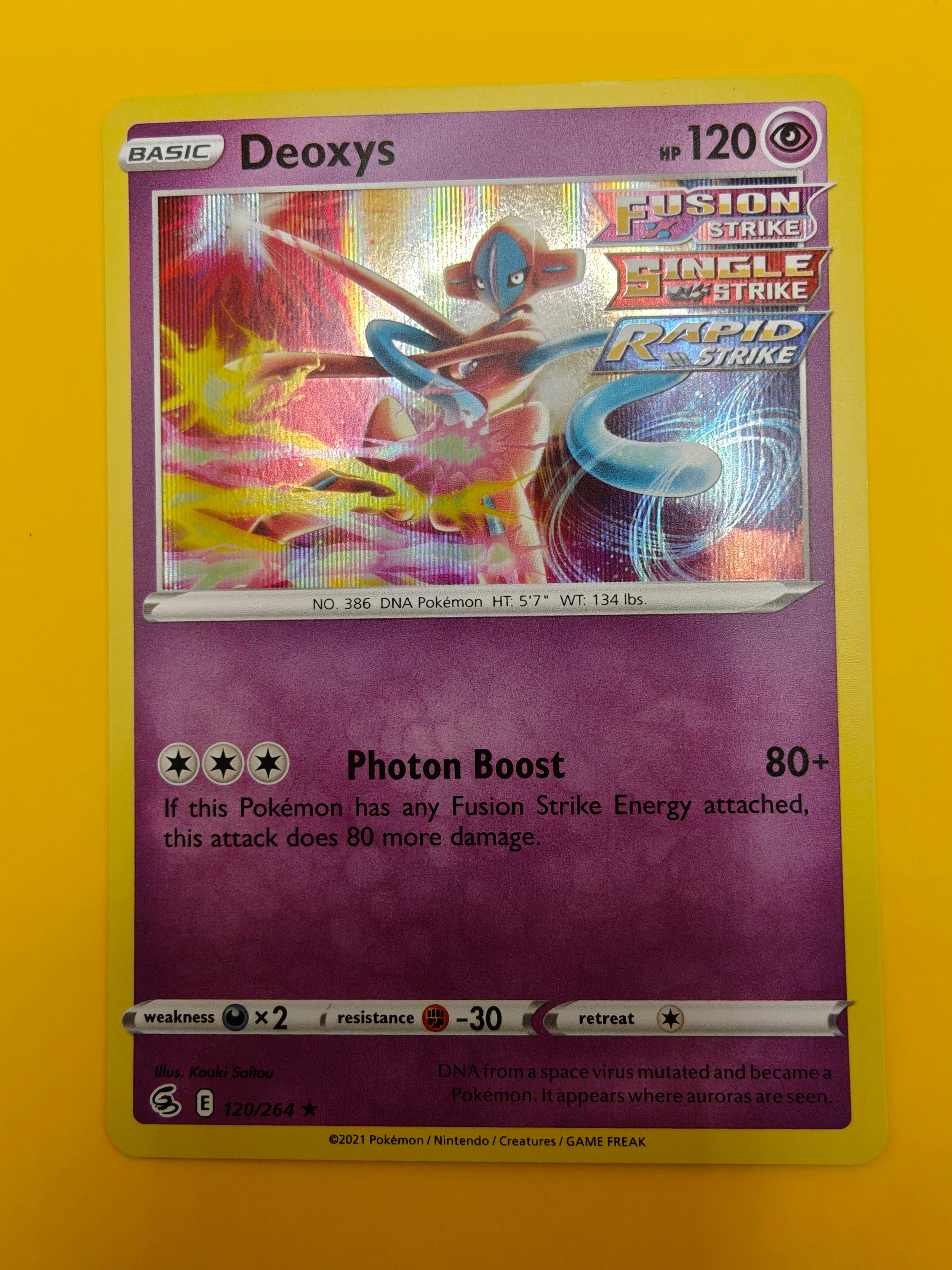 Deoxys Holo - Fusion Strike