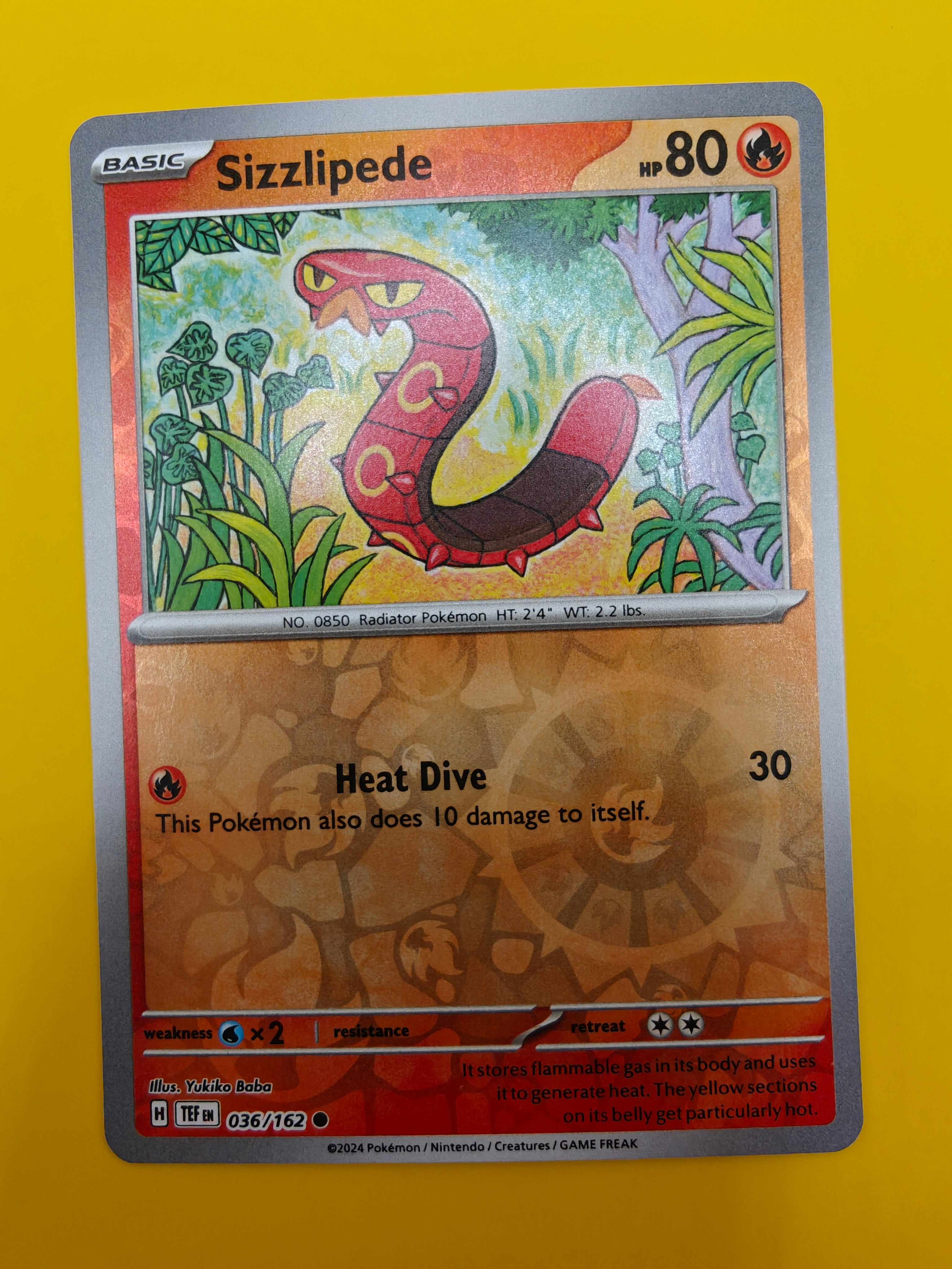 Sizzlipede Reverse Holo - Temporal Forces