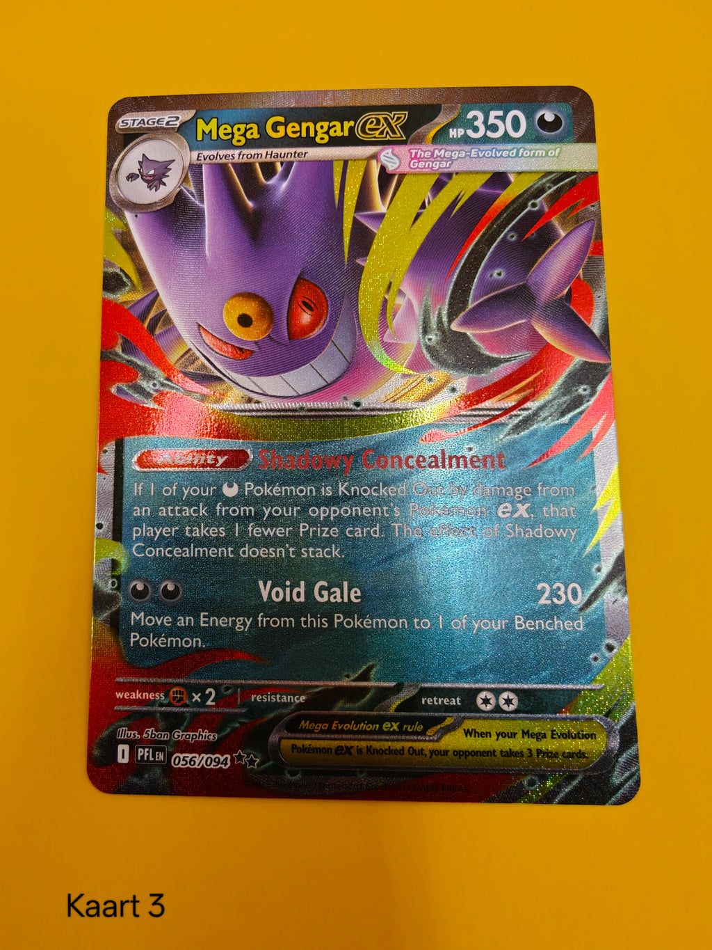 Mega Gengar ex - Phantasmal Flames