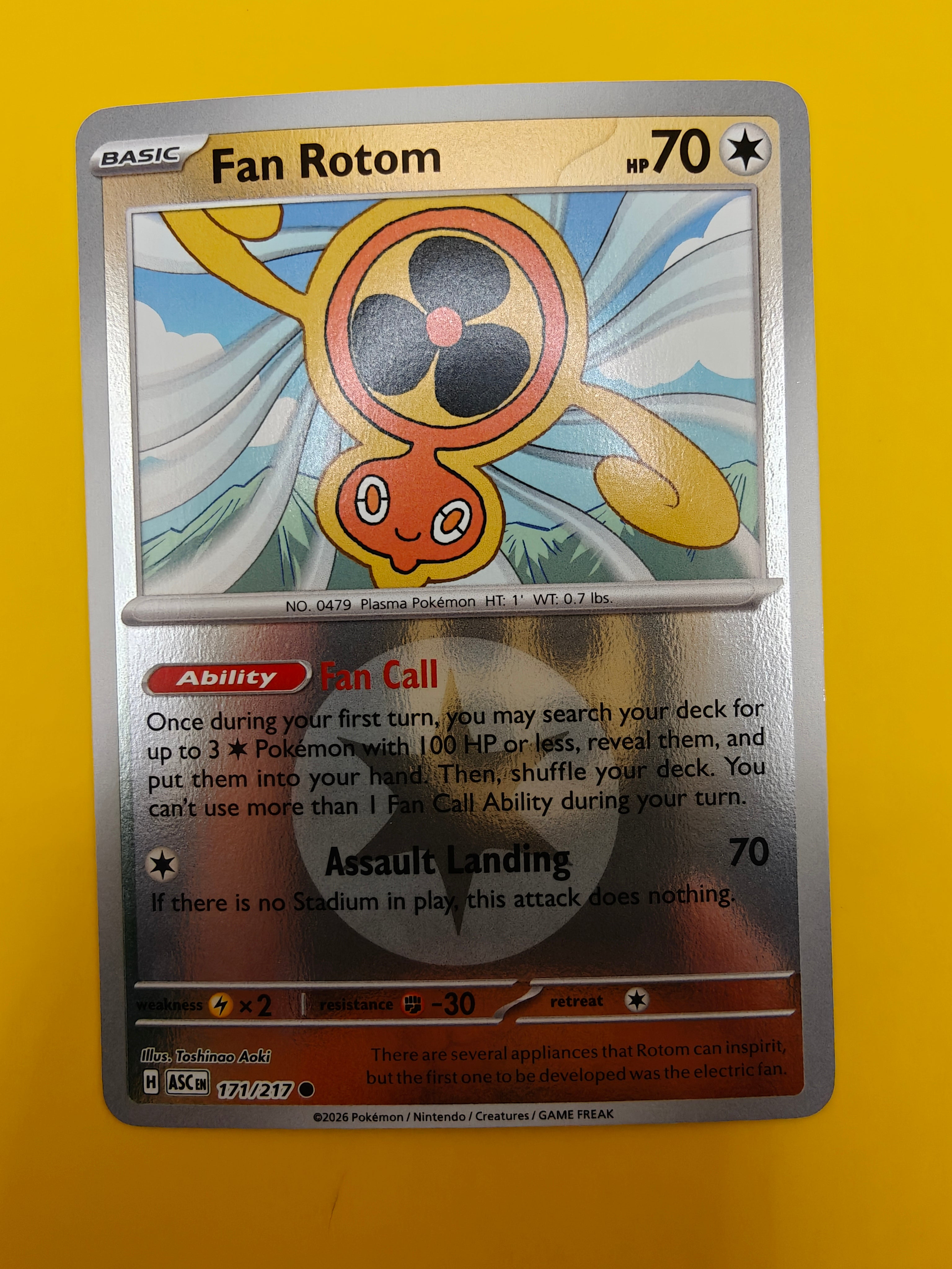 Fan Rotom Energy Stamp - Ascended Heroes