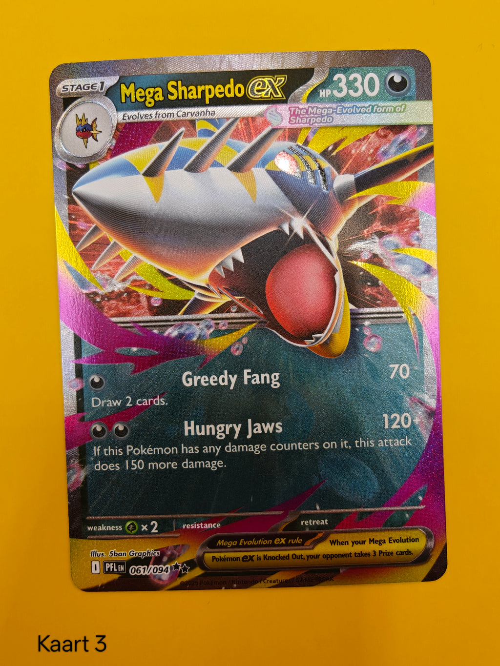 Mega Sharpedo ex - Phantasmal Flames