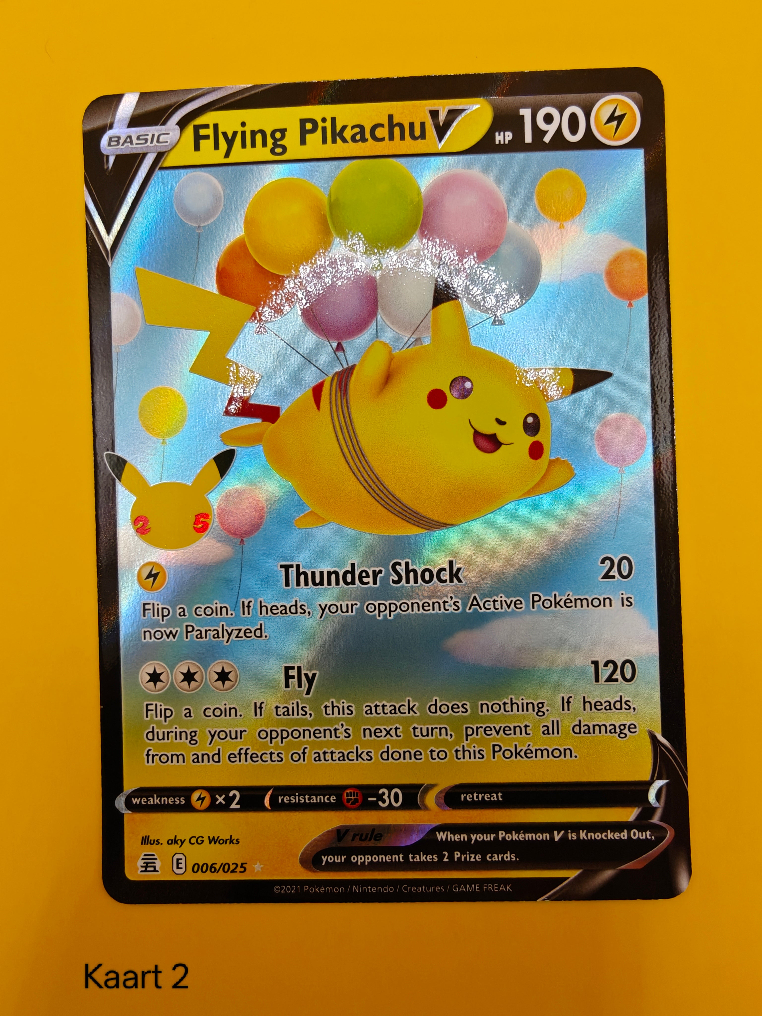 Flying Pikachu V - Celebrations